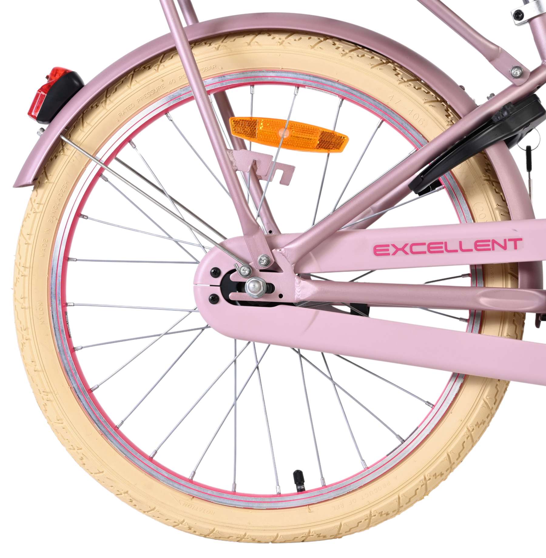 Volare Excellent Kinderfiets - Meisjes - 20 inch - Mat Roze 2 Volare Excellent Kinderfiets - Meisjes - 20 inch - Mat Roze - Afbeelding 2