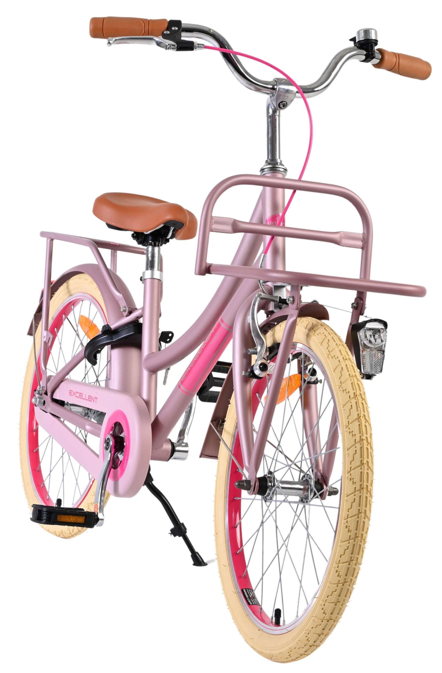 Volare Excellent Kinderfiets - Meisjes - 20 inch - Mat Roze 5 Volare Excellent Kinderfiets - Meisjes - 20 inch - Mat Roze - Afbeelding 5