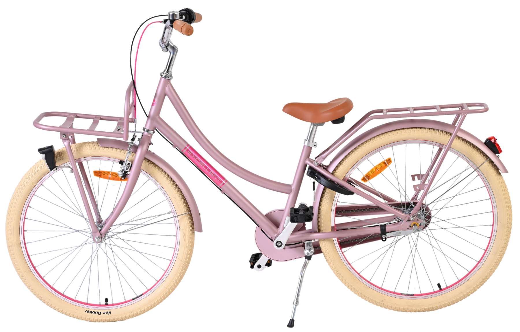 Volare Excellent Kinderfiets - Meisjes - 24 inch - Mat Roze - 3 Versnellingen 8 Volare Excellent Kinderfiets - Meisjes - 24 inch - Mat Roze - 3 Versnellingen - Afbeelding 8
