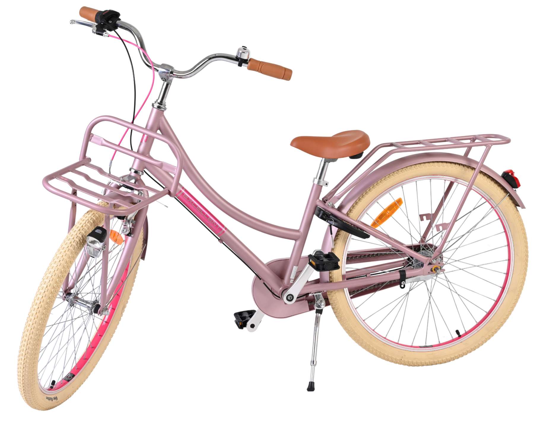 Volare Excellent Kinderfiets - Meisjes - 24 inch - Mat Roze - 3 Versnellingen 9 Volare Excellent Kinderfiets - Meisjes - 24 inch - Mat Roze - 3 Versnellingen - Afbeelding 9