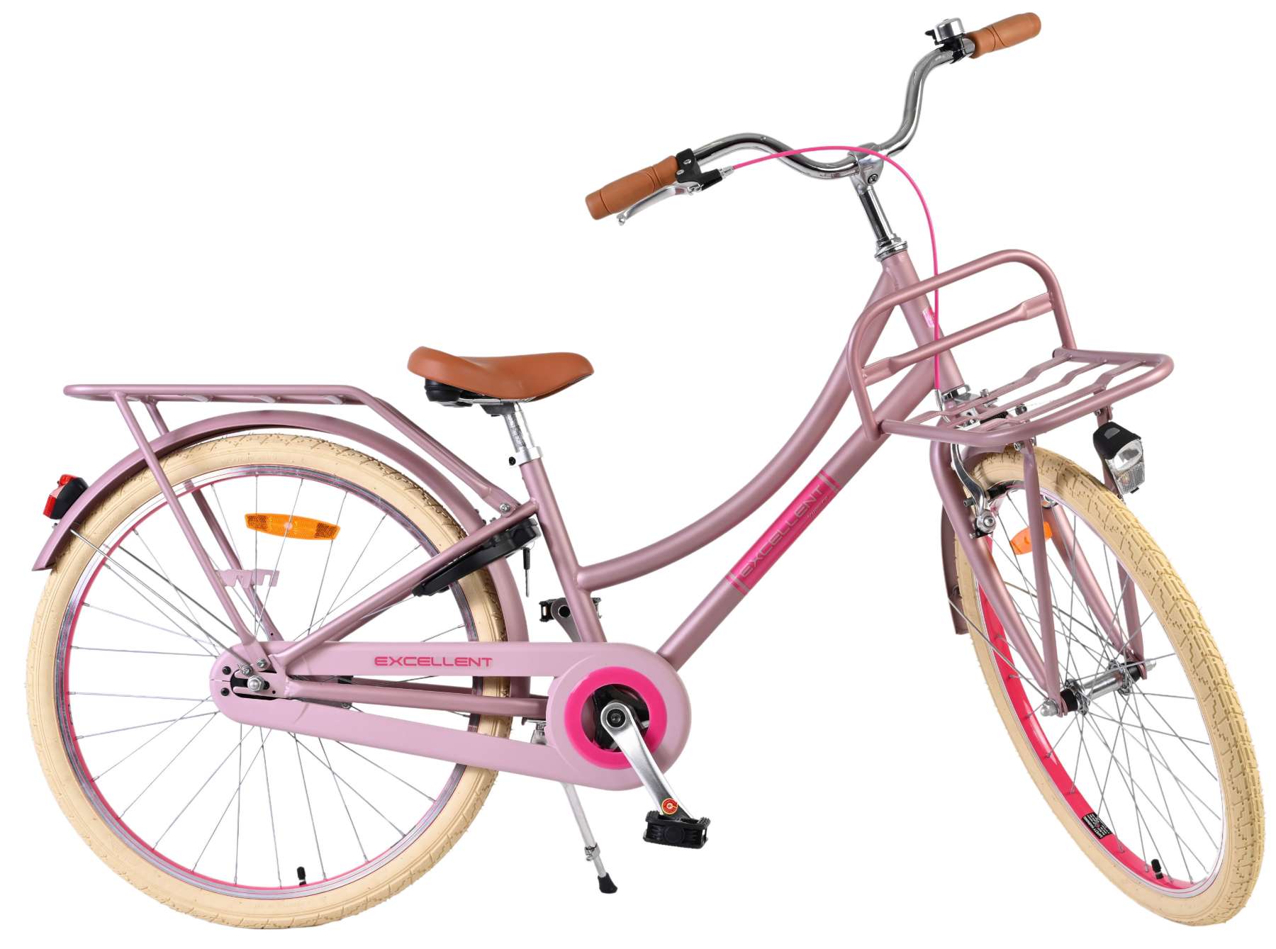 Volare Excellent Kinderfiets - Meisjes - 24 inch - Mat Roze 10 Volare Excellent Kinderfiets - Meisjes - 24 inch - Mat Roze - Afbeelding 10