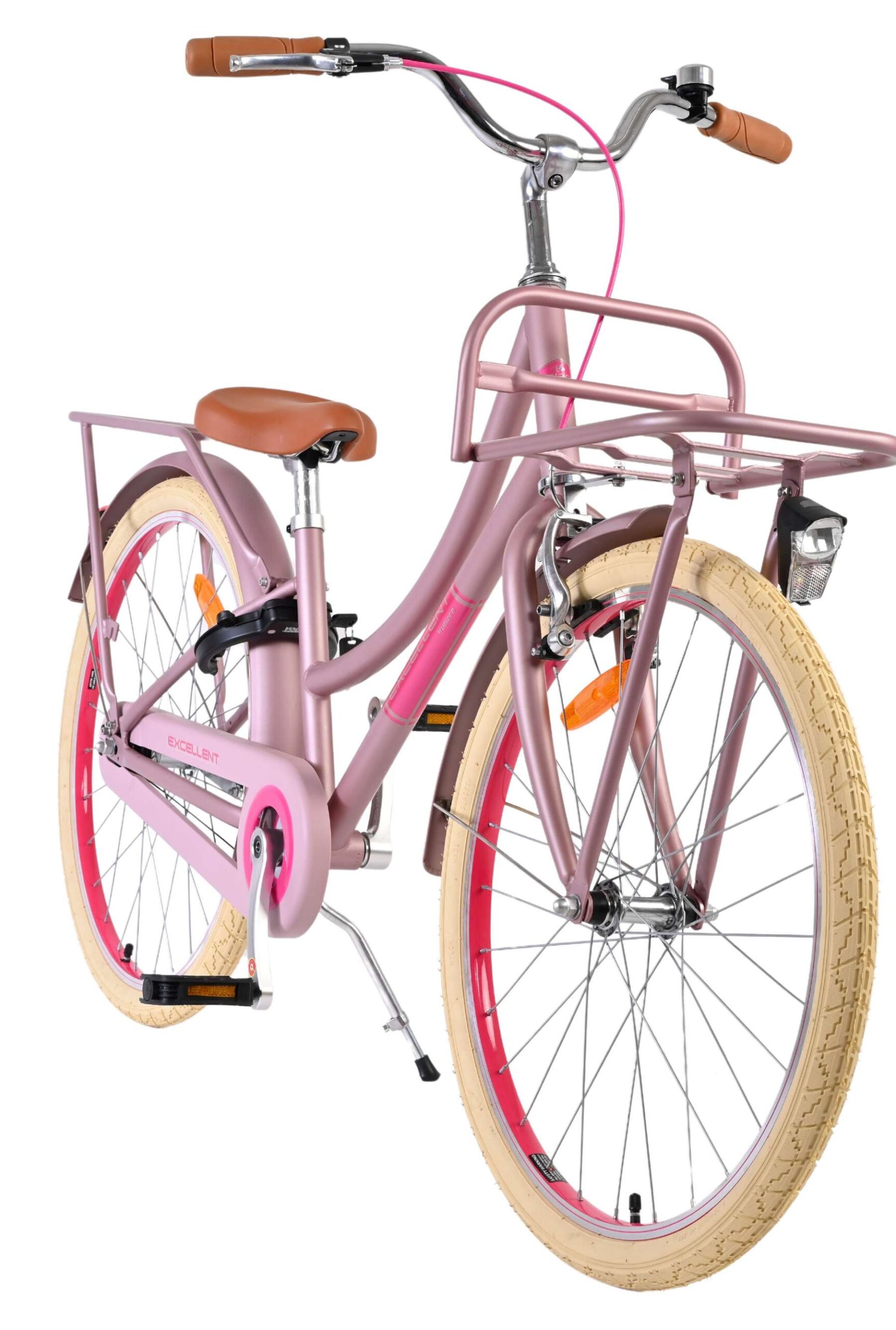 Volare Excellent Kinderfiets - Meisjes - 24 inch - Mat Roze 5 Volare Excellent Kinderfiets - Meisjes - 24 inch - Mat Roze - Afbeelding 5