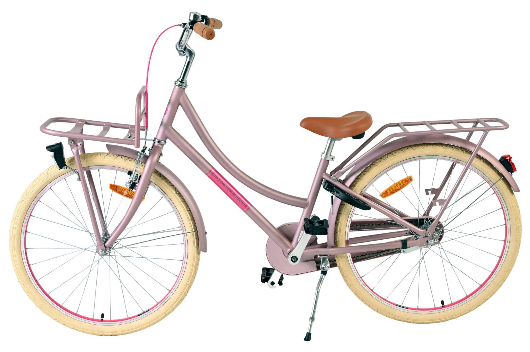 Volare Excellent Kinderfiets - Meisjes - 24 inch - Mat Roze 7 Volare Excellent Kinderfiets - Meisjes - 24 inch - Mat Roze - Afbeelding 7