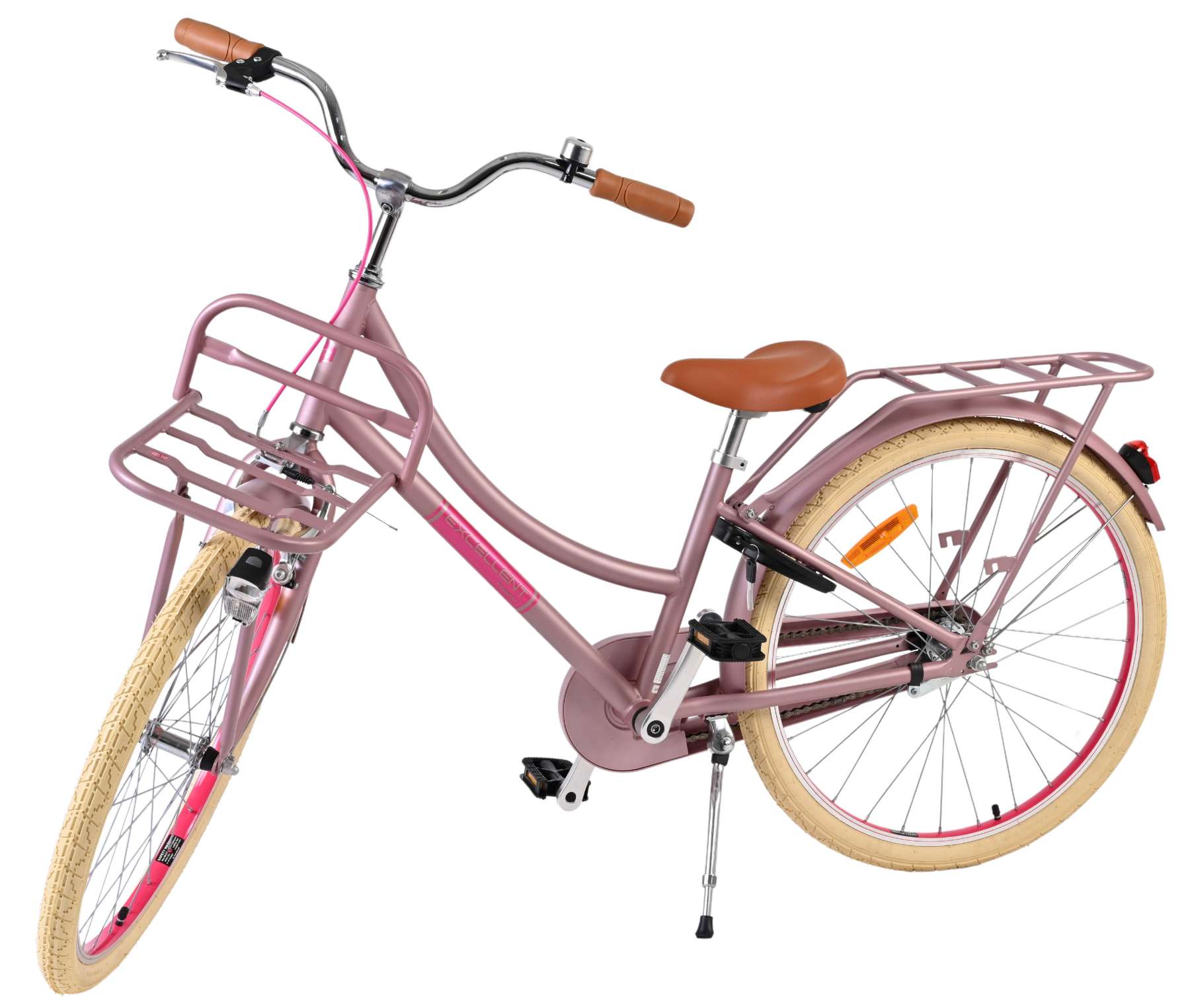 Volare Excellent Kinderfiets - Meisjes - 24 inch - Mat Roze 8 Volare Excellent Kinderfiets - Meisjes - 24 inch - Mat Roze - Afbeelding 8