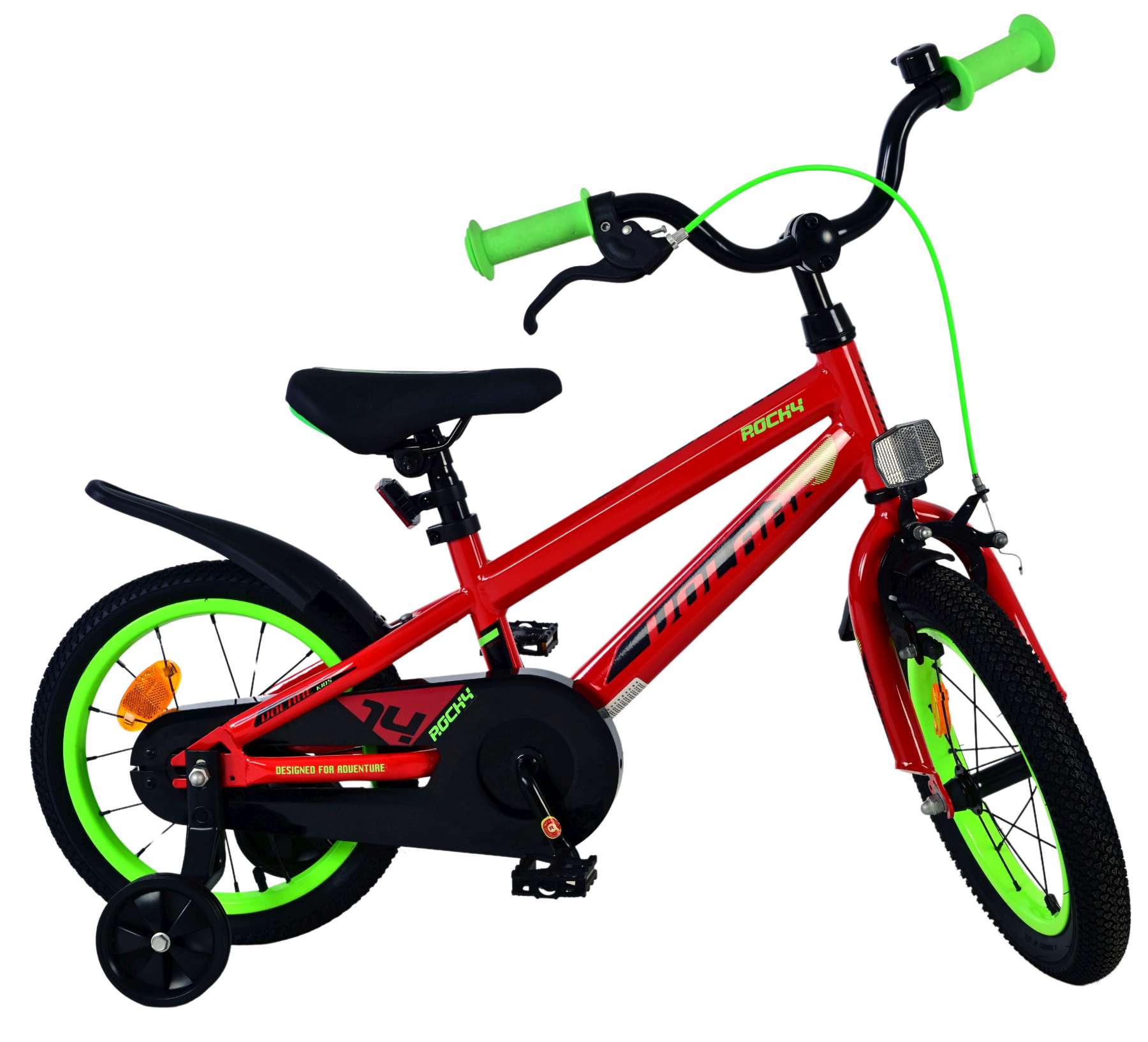 Volare Rocky Kinderfiets - Jongens - 14 inch - Rood 10 Volare Rocky Kinderfiets - Jongens - 14 inch - Rood - Afbeelding 10