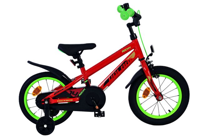 Volare Rocky Kinderfiets - Jongens - 14 inch - Rood 1 Volare Rocky Kinderfiets - Jongens - 14 inch - Rood