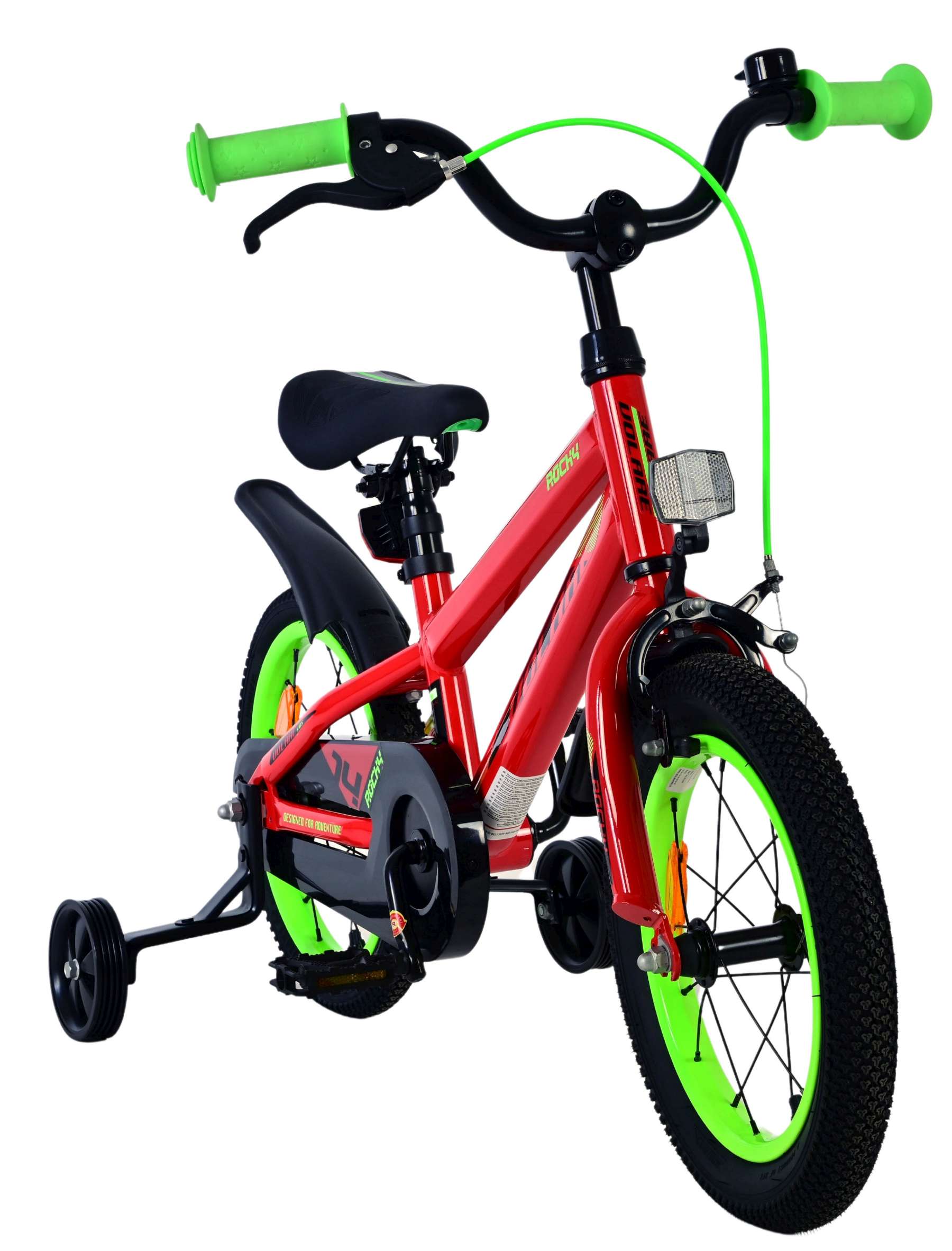 Volare Rocky Kinderfiets - Jongens - 14 inch - Rood 5 Volare Rocky Kinderfiets - Jongens - 14 inch - Rood - Afbeelding 5