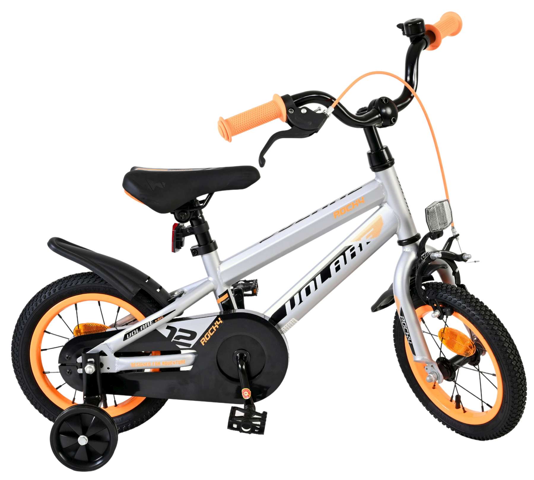 Volare Rocky Kinderfiets - Jongens - 12 inch - Grijs 10 Volare Rocky Kinderfiets - Jongens - 12 inch - Grijs - Afbeelding 10