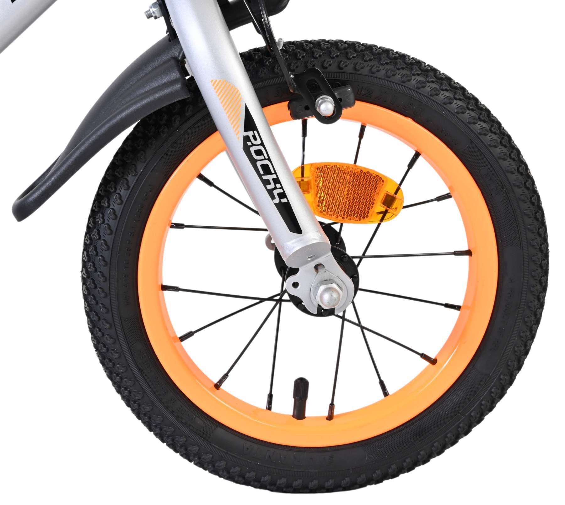Volare Rocky Kinderfiets - Jongens - 12 inch - Grijs 3 Volare Rocky Kinderfiets - Jongens - 12 inch - Grijs - Afbeelding 3
