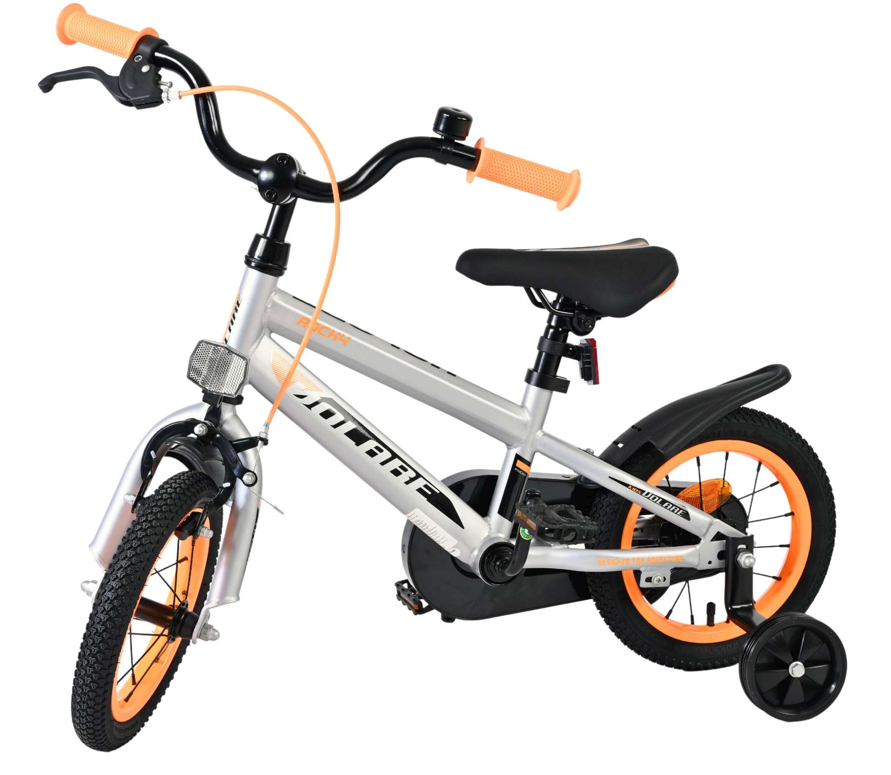 Volare Rocky Kinderfiets - Jongens - 12 inch - Grijs 8 Volare Rocky Kinderfiets - Jongens - 12 inch - Grijs - Afbeelding 8