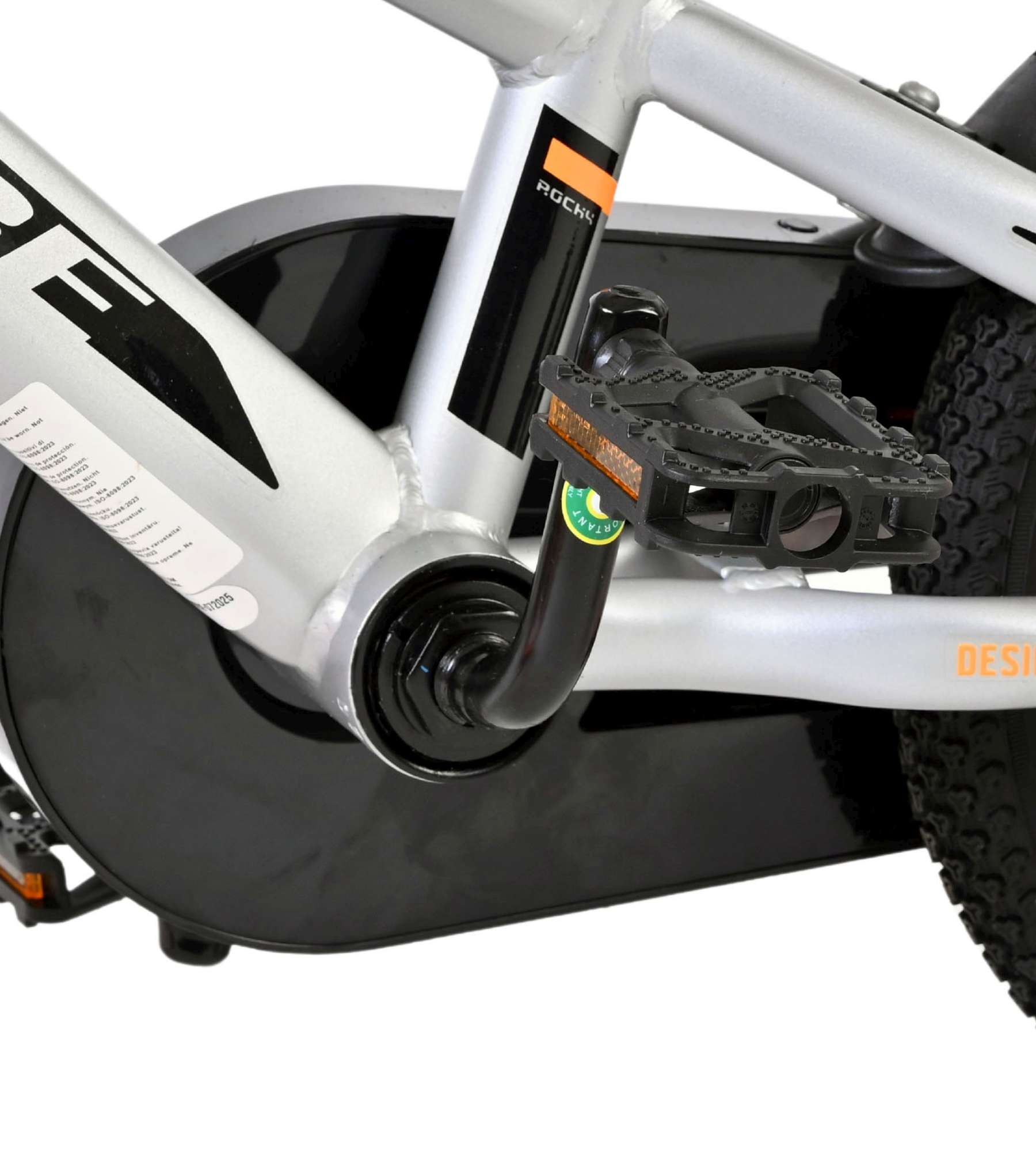 Volare Rocky Kinderfiets - Jongens - 12 inch - Grijs 9 Volare Rocky Kinderfiets - Jongens - 12 inch - Grijs - Afbeelding 9