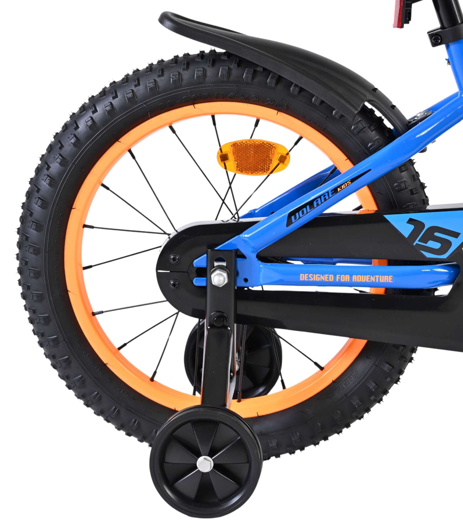 Volare Rocky Kinderfiets - Jongens - 16 inch - Blauw 2 Volare Rocky Kinderfiets - Jongens - 16 inch - Blauw - Afbeelding 2