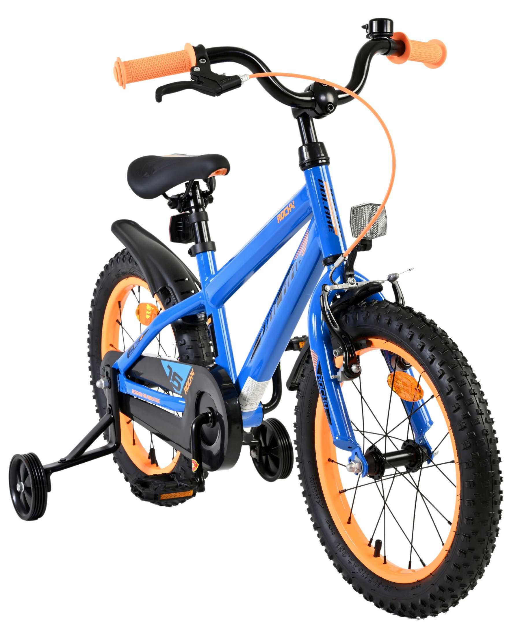 Volare Rocky Kinderfiets - Jongens - 16 inch - Blauw 5 Volare Rocky Kinderfiets - Jongens - 16 inch - Blauw - Afbeelding 5