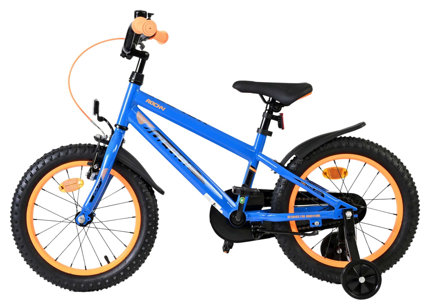 Volare Rocky Kinderfiets - Jongens - 16 inch - Blauw 7 Volare Rocky Kinderfiets - Jongens - 16 inch - Blauw - Afbeelding 7