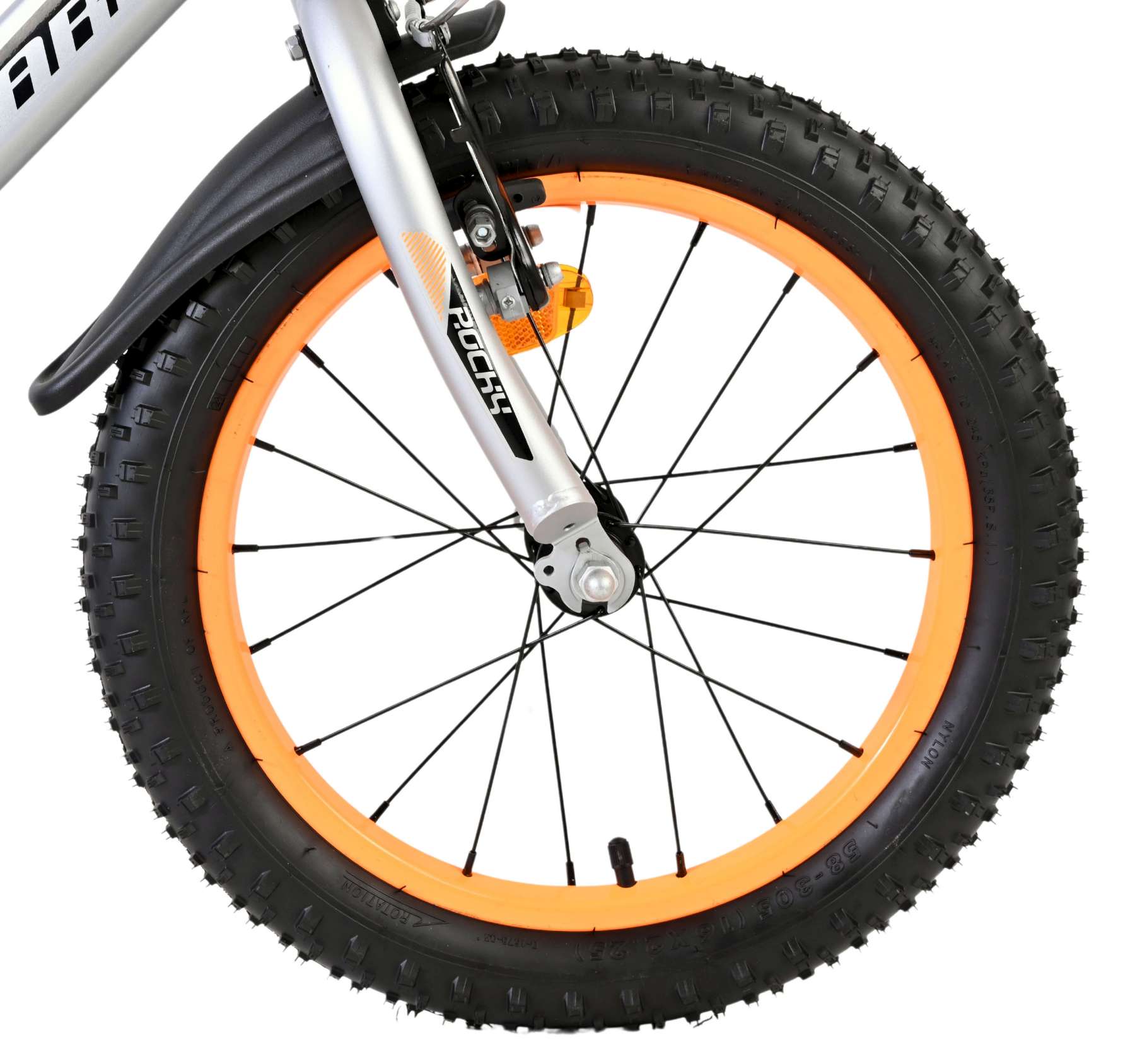 Volare Rocky Kinderfiets - Jongens - 16 inch - Grijs 3 Volare Rocky Kinderfiets - Jongens - 16 inch - Grijs - Afbeelding 3
