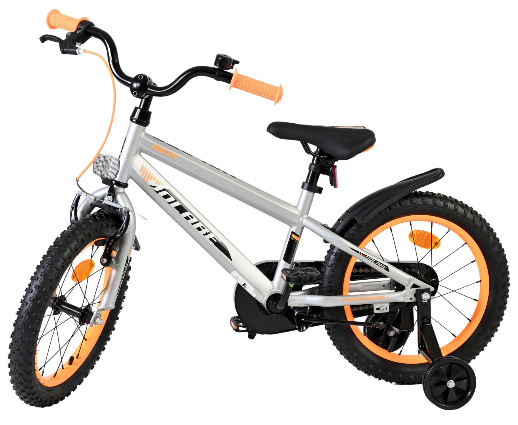Volare Rocky Kinderfiets - Jongens - 16 inch - Grijs 8 Volare Rocky Kinderfiets - Jongens - 16 inch - Grijs - Afbeelding 8