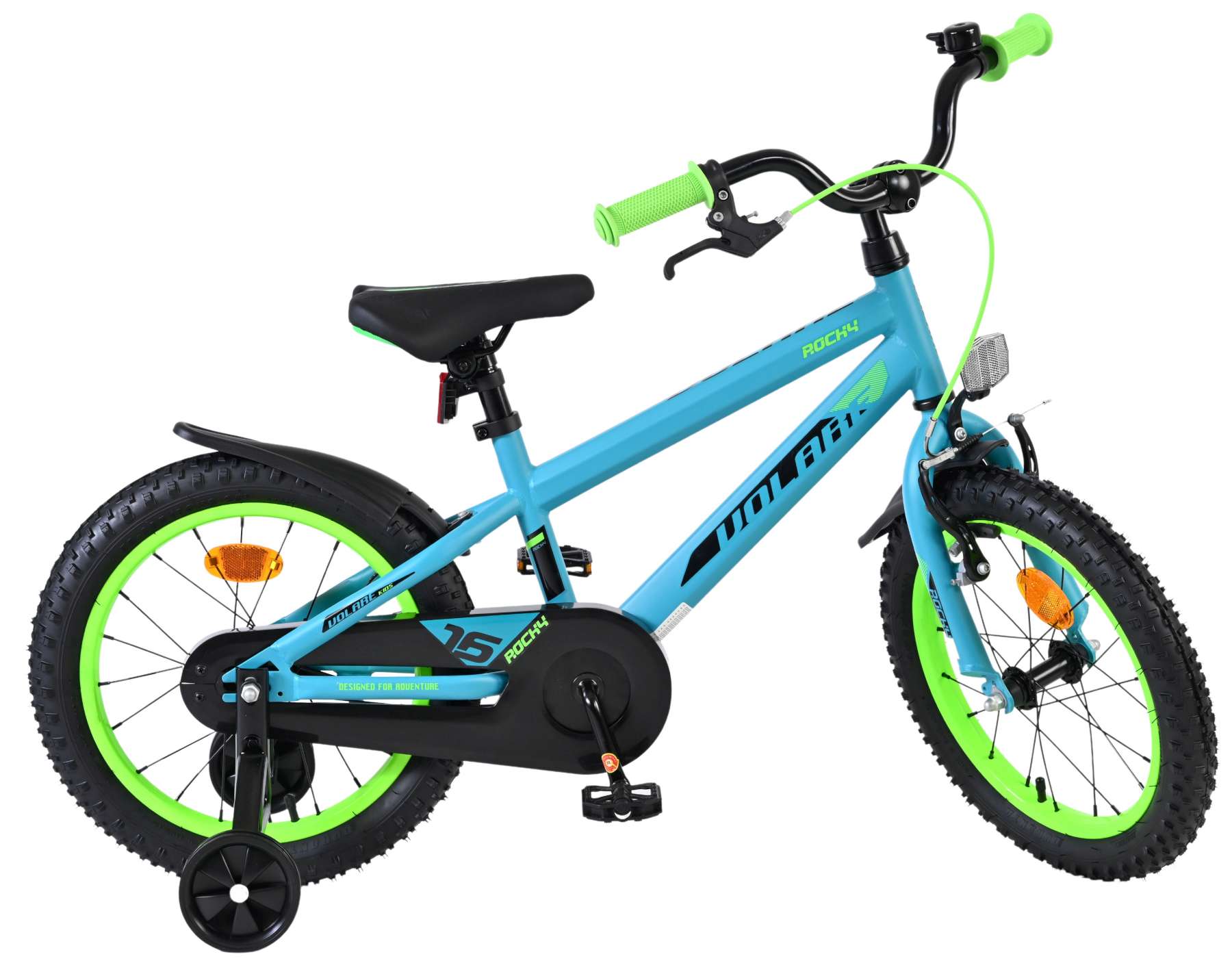 Volare Rocky Kinderfiets - Jongens - 16 inch - Groen 10 Volare Rocky Kinderfiets - Jongens - 16 inch - Groen - Afbeelding 10