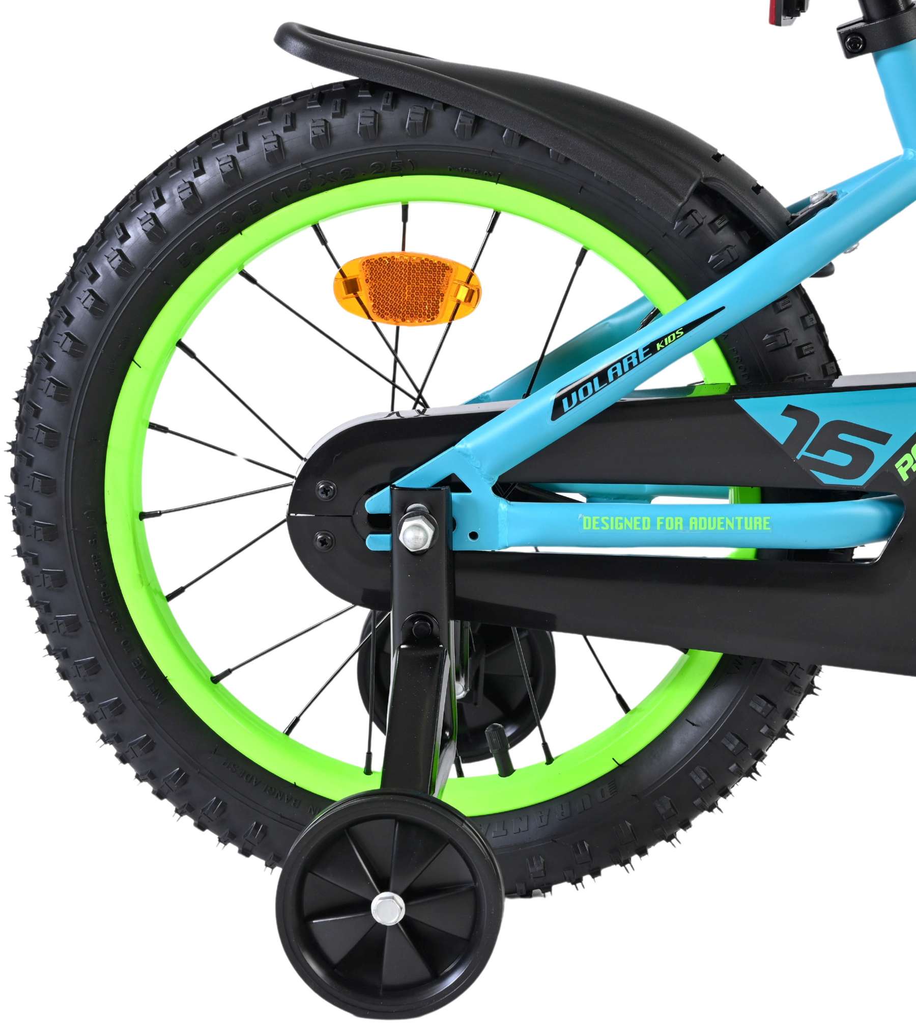 Volare Rocky Kinderfiets - Jongens - 16 inch - Groen 2 Volare Rocky Kinderfiets - Jongens - 16 inch - Groen - Afbeelding 2
