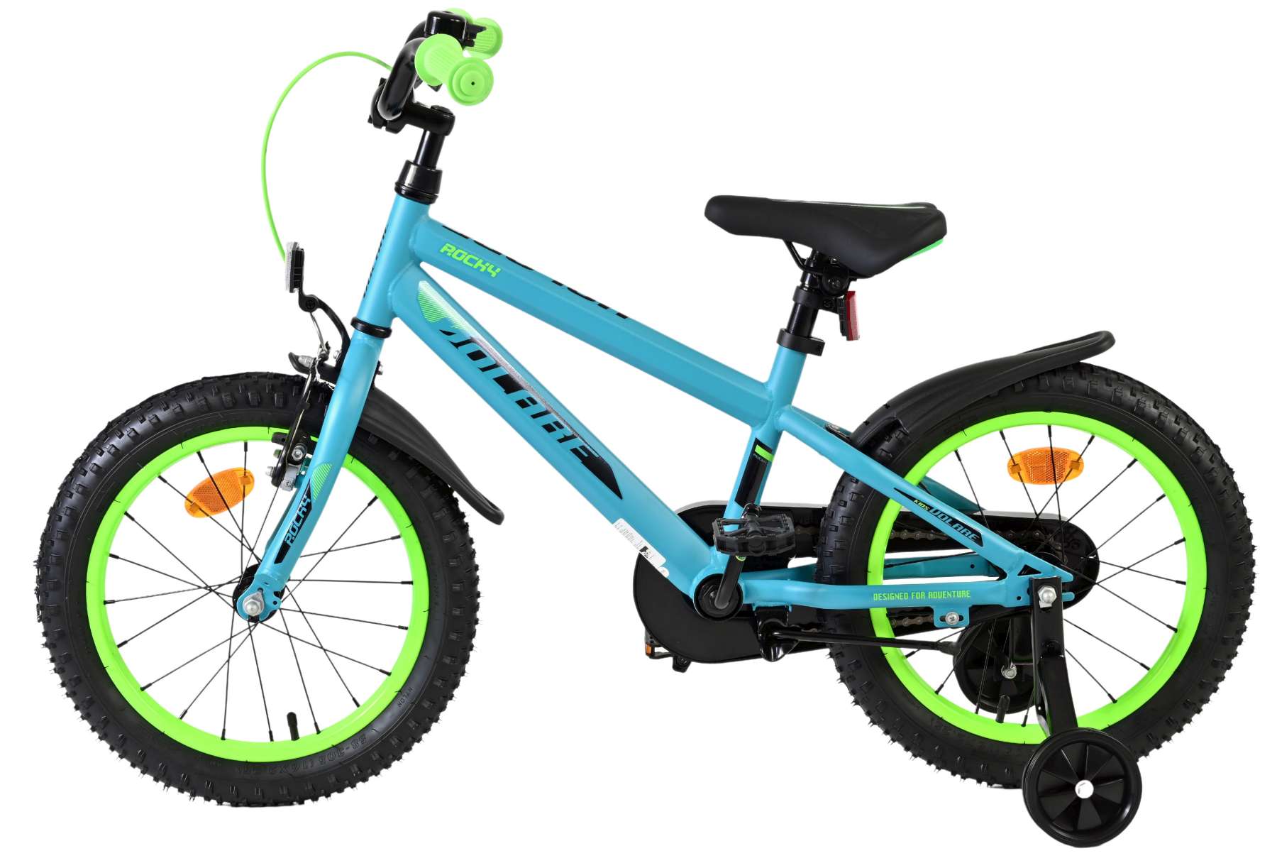 Volare Rocky Kinderfiets - Jongens - 16 inch - Groen 7 Volare Rocky Kinderfiets - Jongens - 16 inch - Groen - Afbeelding 7