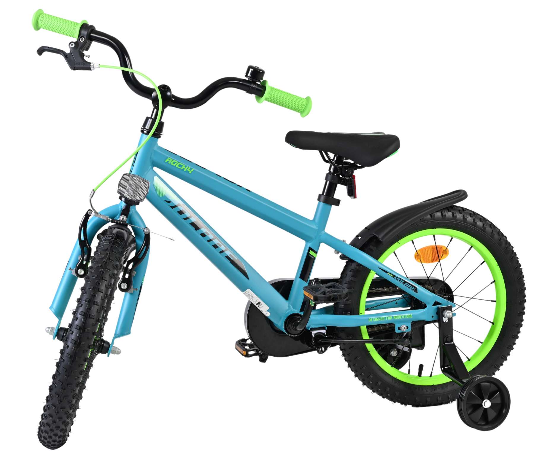 Volare Rocky Kinderfiets - Jongens - 16 inch - Groen 8 Volare Rocky Kinderfiets - Jongens - 16 inch - Groen - Afbeelding 8