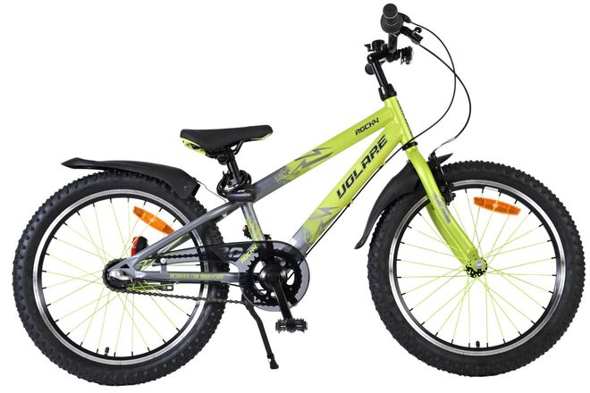 Volare Rocky Kinderfiets - 20 inch - 3 speed - Groen/Grijs 1 Volare Rocky Kinderfiets - 20 inch - 3 speed - Groen/Grijs