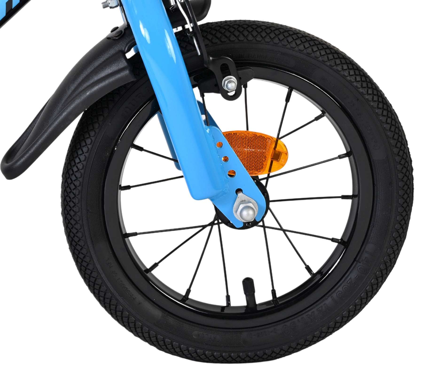 Volare Sportivo Kinderfiets - Jongens - 12 inch - Blauw Zwart 4 Volare Sportivo Kinderfiets - Jongens - 12 inch - Blauw Zwart - Afbeelding 4