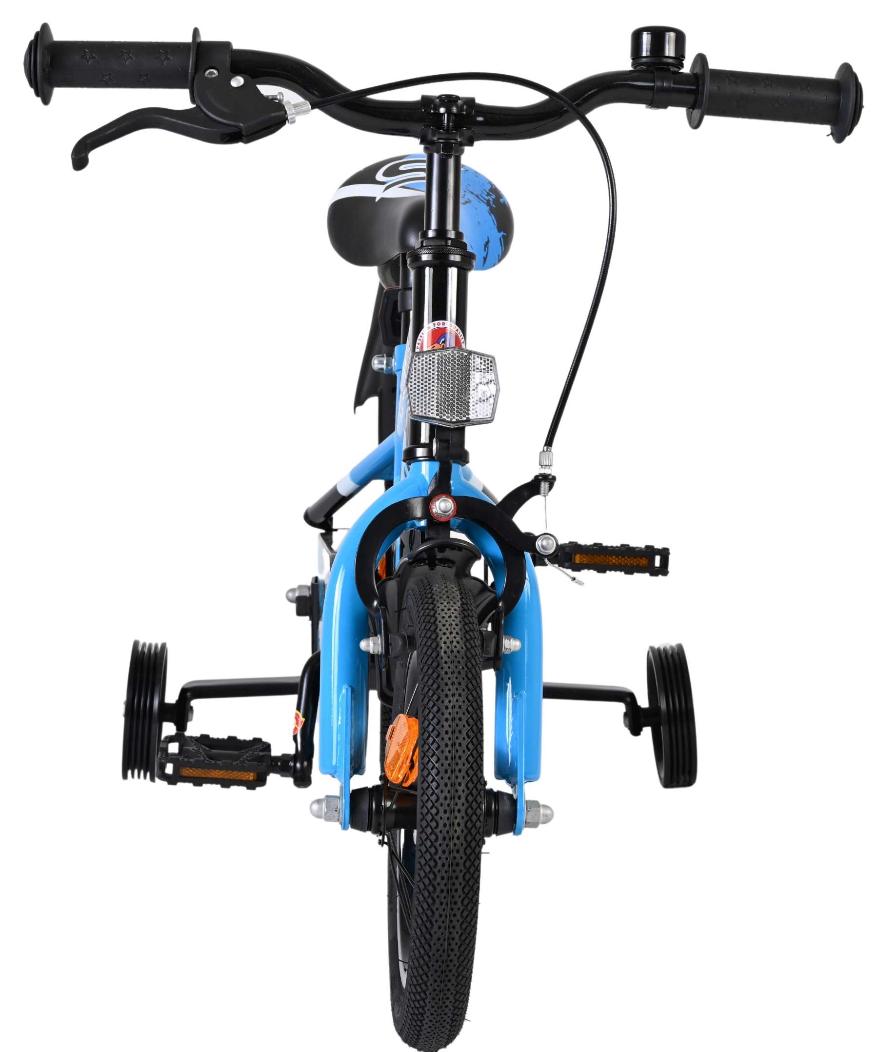 Volare Sportivo Kinderfiets - Jongens - 12 inch - Blauw Zwart 7 Volare Sportivo Kinderfiets - Jongens - 12 inch - Blauw Zwart - Afbeelding 7
