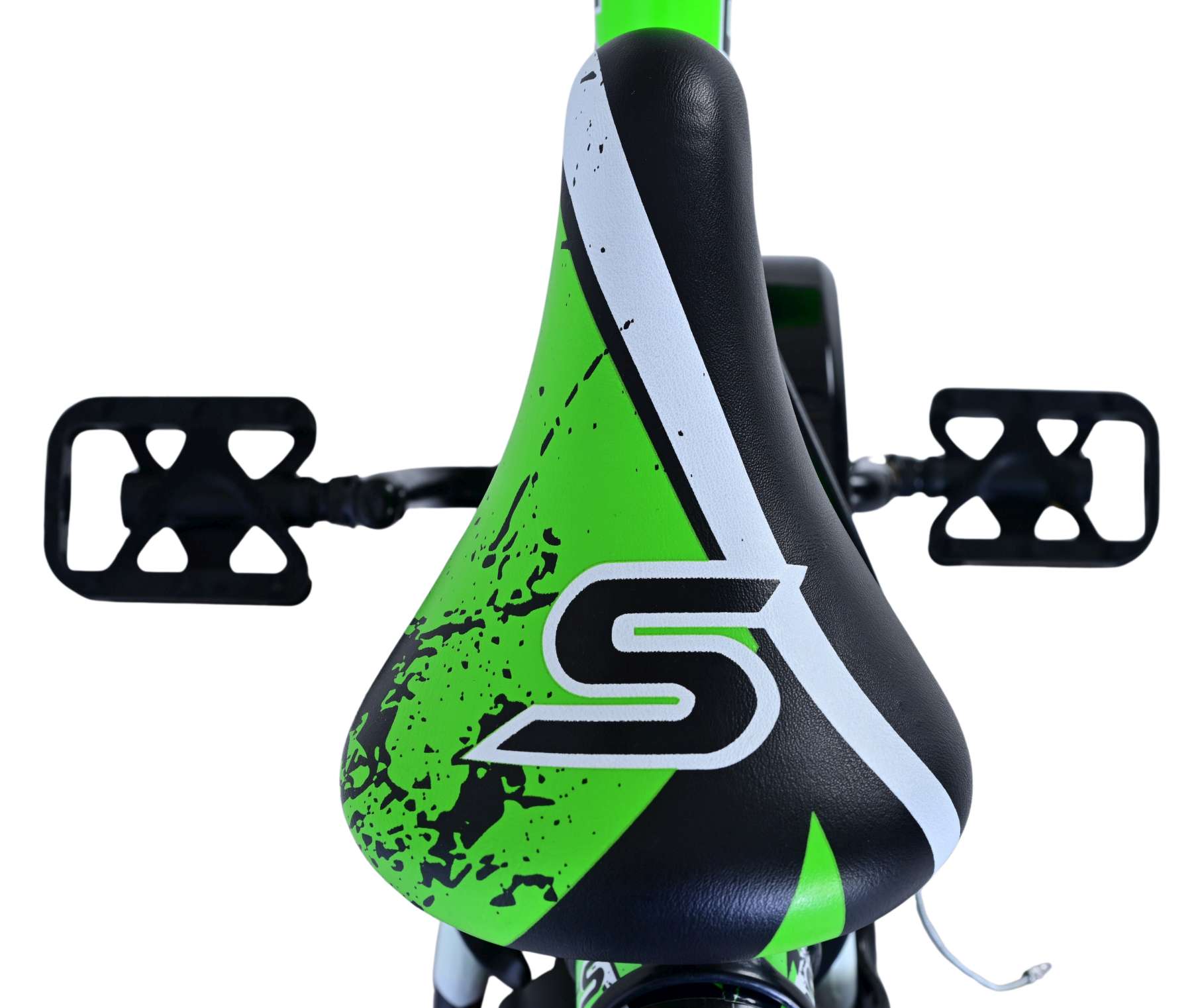 Volare Sportivo Kinderfiets - Jongens - 12 inch - Groen Zwart - Twee Handremmen 4 Volare Sportivo Kinderfiets - Jongens - 12 inch - Groen Zwart - Twee Handremmen - Afbeelding 4