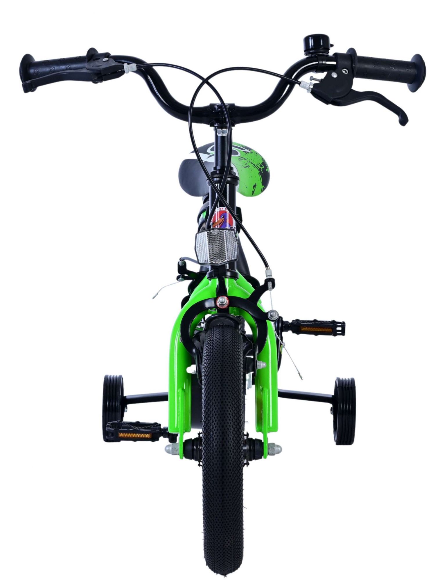 Volare Sportivo Kinderfiets - Jongens - 12 inch - Groen Zwart - Twee Handremmen 6 Volare Sportivo Kinderfiets - Jongens - 12 inch - Groen Zwart - Twee Handremmen - Afbeelding 6