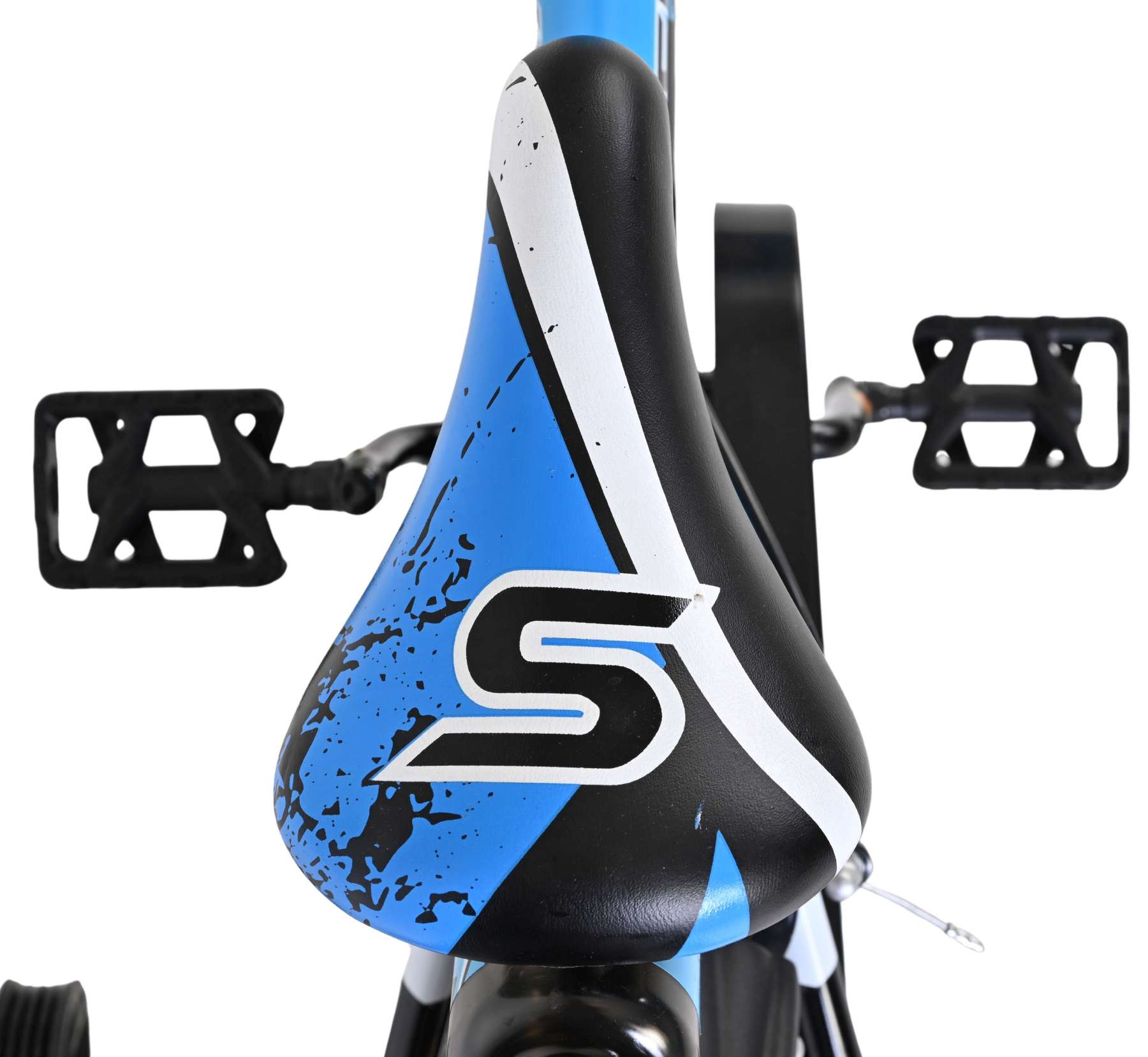 Volare Sportivo Kinderfiets - Jongens - 14 inch - Blauw Zwart - Twee Handremmen 4 Volare Sportivo Kinderfiets - Jongens - 14 inch - Blauw Zwart - Twee Handremmen - Afbeelding 4