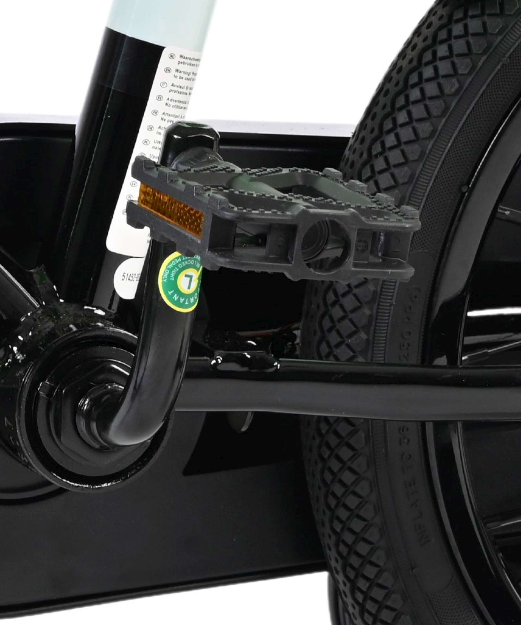 Volare Sportivo Kinderfiets - Jongens - 14 inch - Groen Zwart 9 Volare Sportivo Kinderfiets - Jongens - 14 inch - Groen Zwart - Afbeelding 9