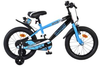 Volare Sportivo Kinderfiets - Jongens - 16 inch - Blauw Zwart