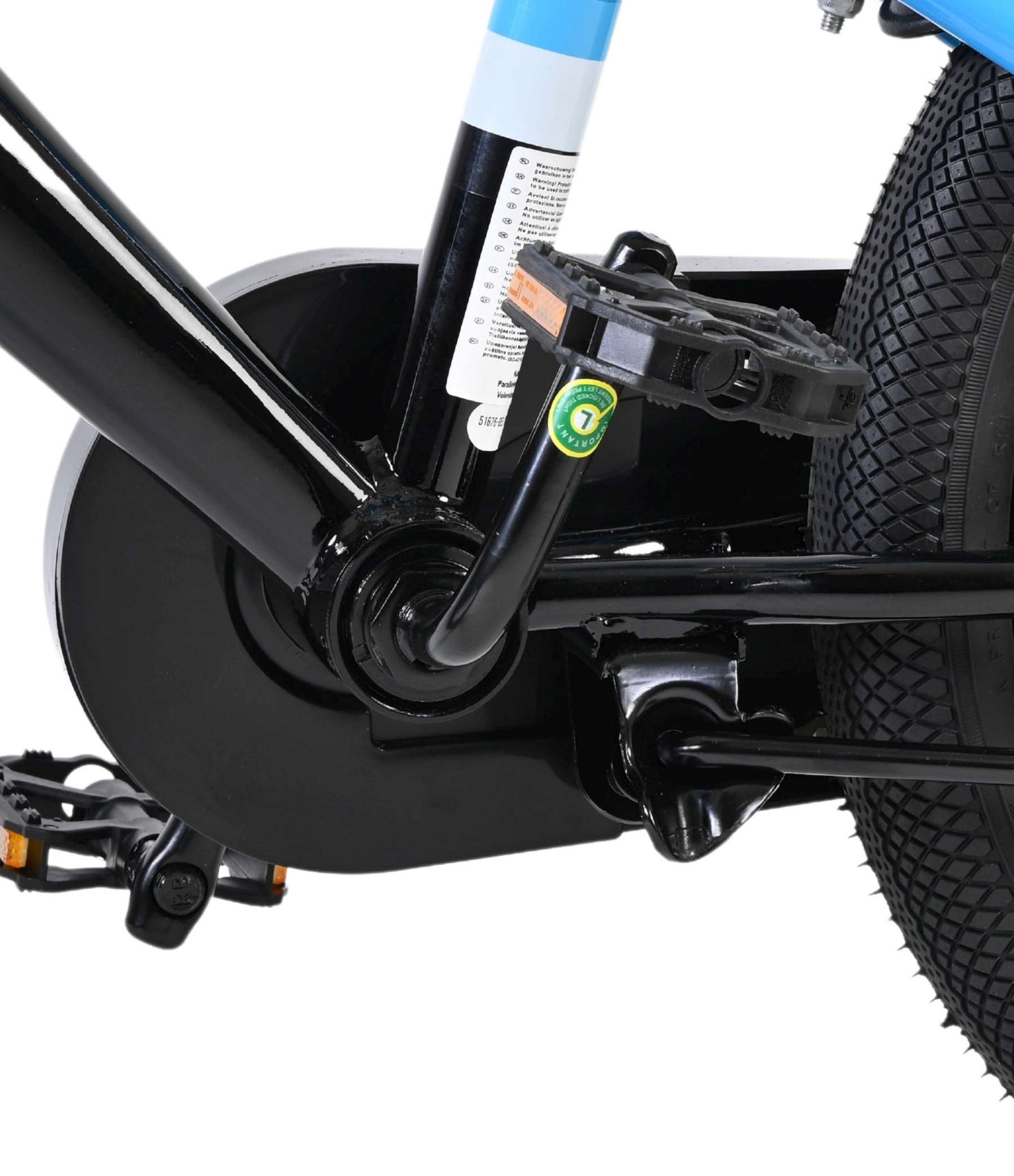 Volare Sportivo Kinderfiets - Jongens - 16 inch - Blauw Zwart 9 Volare Sportivo Kinderfiets - Jongens - 16 inch - Blauw Zwart - Afbeelding 9