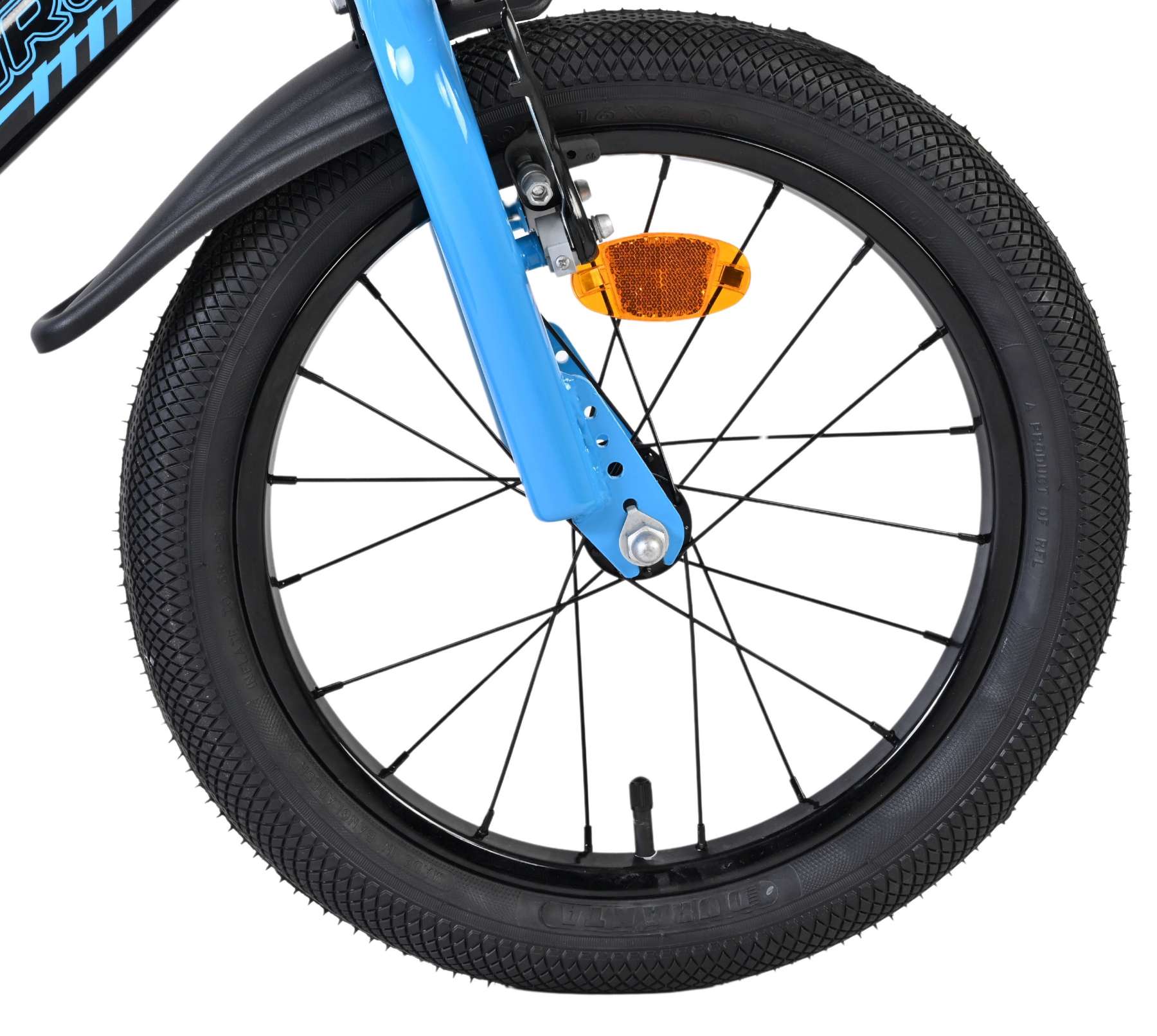 Volare Sportivo Kinderfiets - Jongens - 16 inch - Blauw Zwart - Twee Handremmen 3 Volare Sportivo Kinderfiets - Jongens - 16 inch - Blauw Zwart - Twee Handremmen - Afbeelding 3