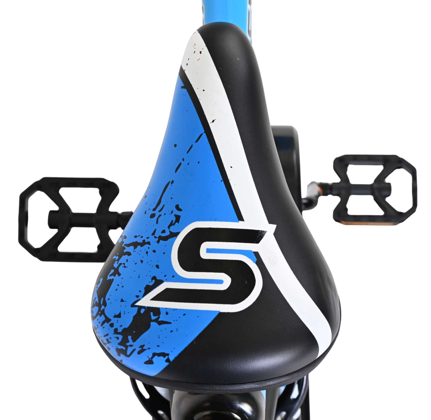 Volare Sportivo Kinderfiets - Jongens - 16 inch - Blauw Zwart - Twee Handremmen 4 Volare Sportivo Kinderfiets - Jongens - 16 inch - Blauw Zwart - Twee Handremmen - Afbeelding 4