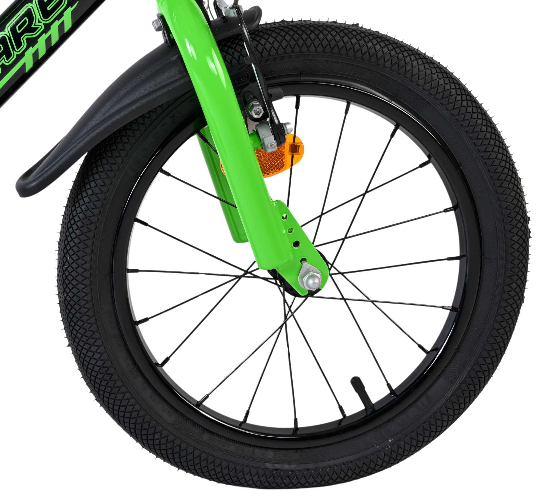 Volare Sportivo Kinderfiets - Jongens - 16 inch - Groen Zwart 3 Volare Sportivo Kinderfiets - Jongens - 16 inch - Groen Zwart - Afbeelding 3