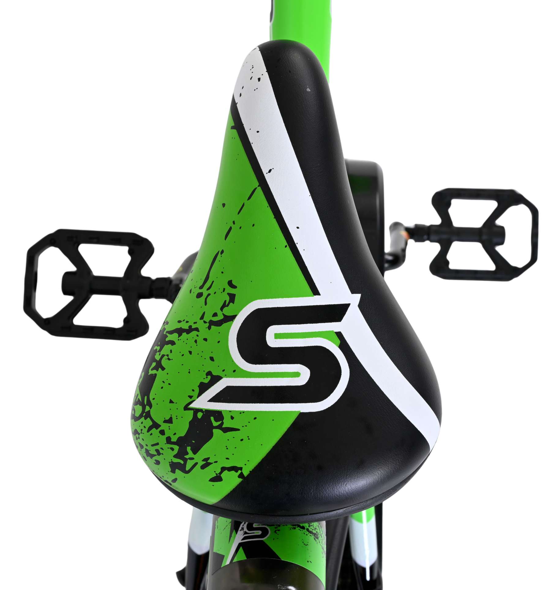 Volare Sportivo Kinderfiets - Jongens - 16 inch - Groen Zwart 4 Volare Sportivo Kinderfiets - Jongens - 16 inch - Groen Zwart - Afbeelding 4