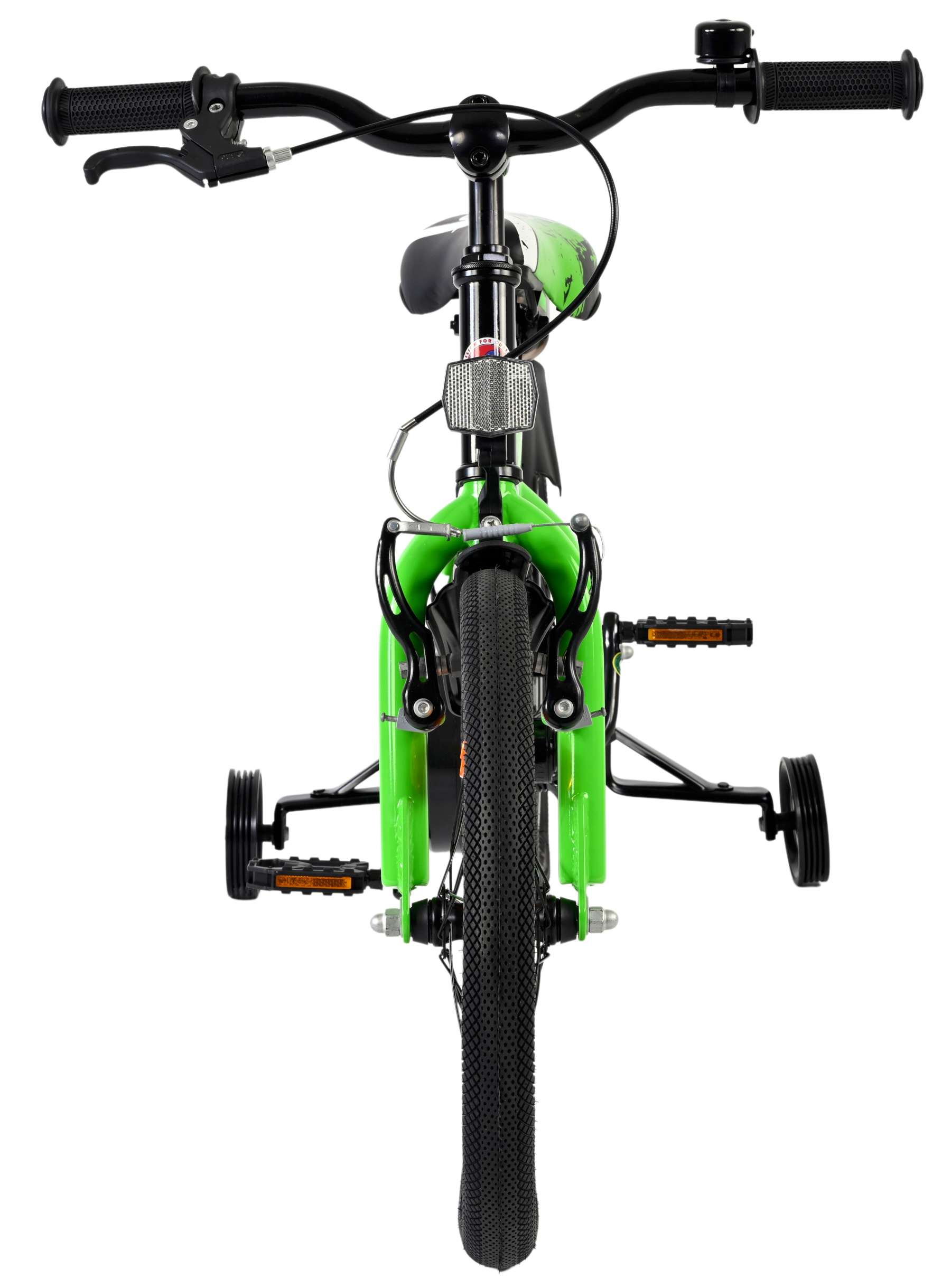 Volare Sportivo Kinderfiets - Jongens - 16 inch - Groen Zwart 6 Volare Sportivo Kinderfiets - Jongens - 16 inch - Groen Zwart - Afbeelding 6