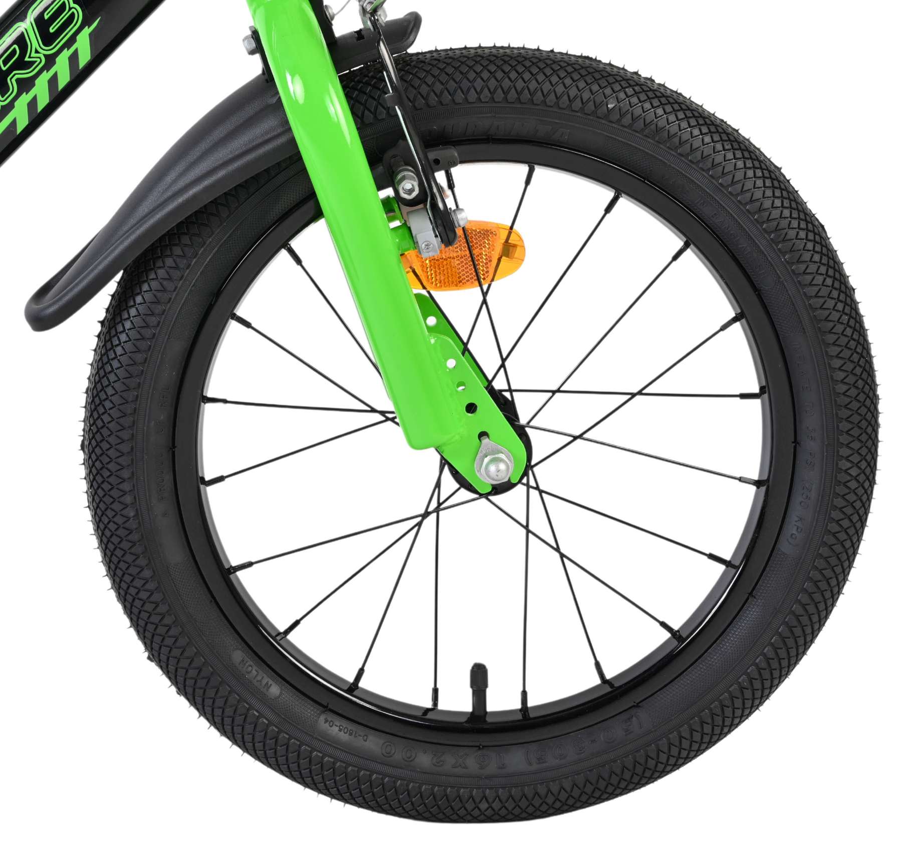 Volare Sportivo Kinderfiets - Jongens - 16 inch - Groen Zwart - Twee Handremmen 3 Volare Sportivo Kinderfiets - Jongens - 16 inch - Groen Zwart - Twee Handremmen - Afbeelding 3