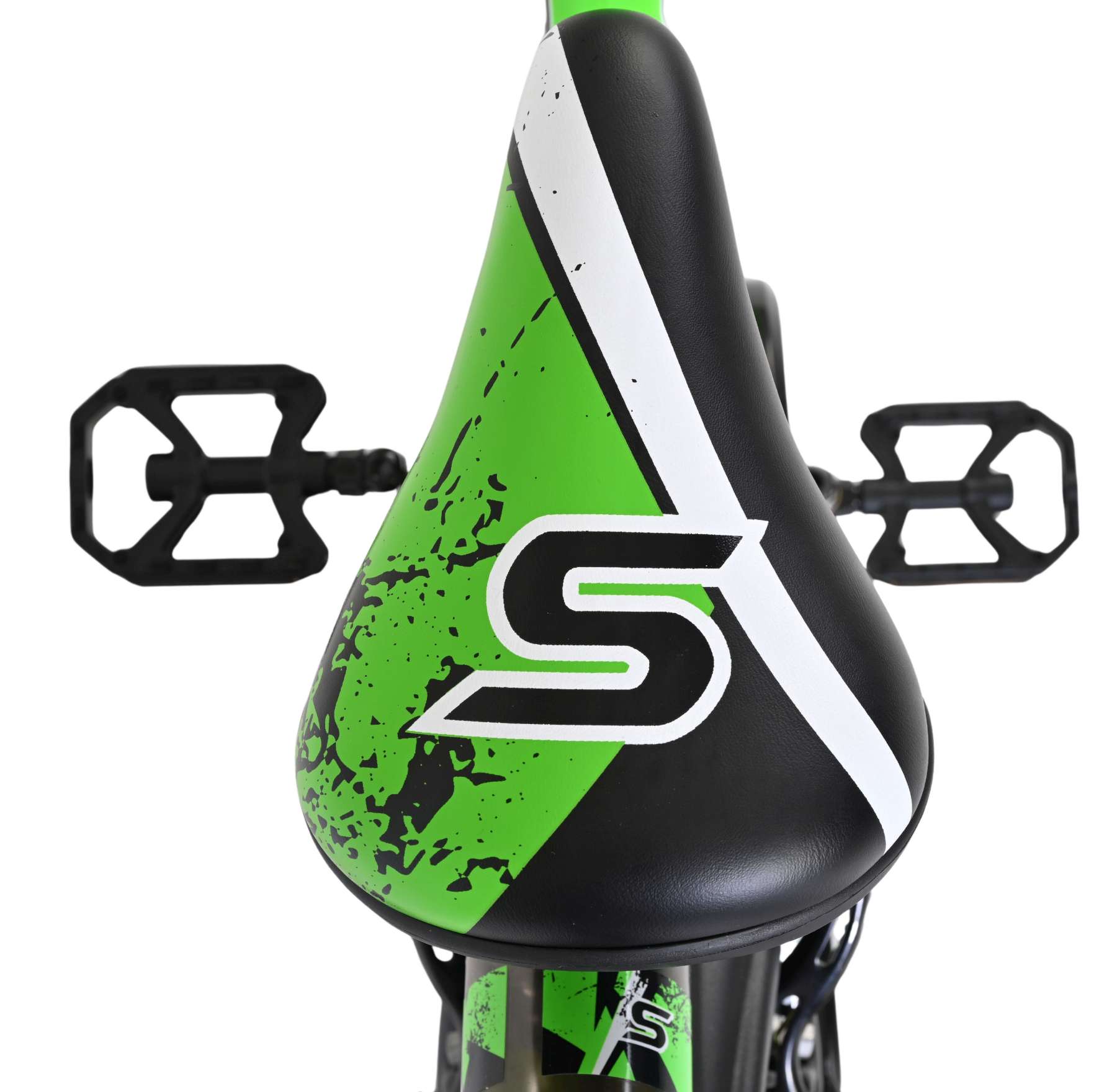 Volare Sportivo Kinderfiets - Jongens - 16 inch - Groen Zwart - Twee Handremmen 4 Volare Sportivo Kinderfiets - Jongens - 16 inch - Groen Zwart - Twee Handremmen - Afbeelding 4