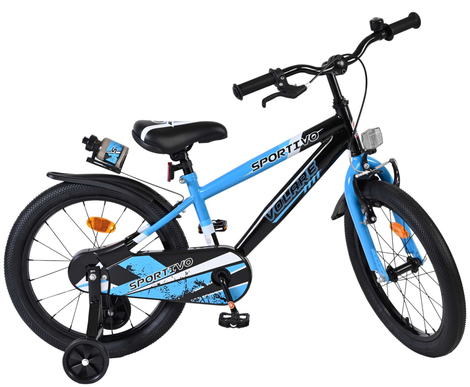 Volare Sportivo Kinderfiets - Jongens - 18 inch - Blauw Zwart 10 Volare Sportivo Kinderfiets - Jongens - 18 inch - Blauw Zwart - Afbeelding 10