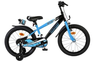 Volare Sportivo Kinderfiets - Jongens - 18 inch - Blauw Zwart