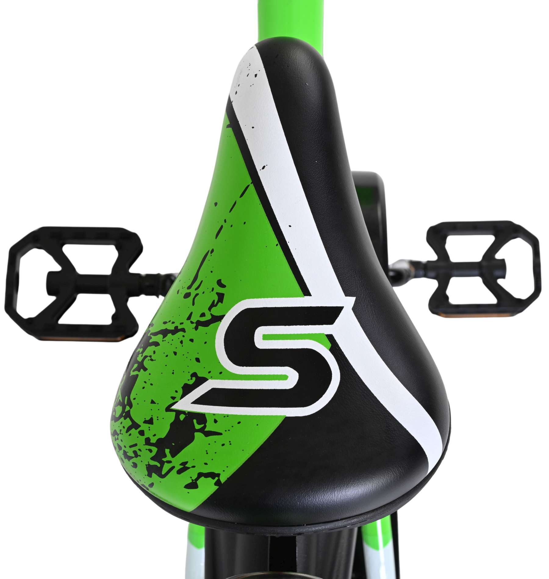 Volare Sportivo Kinderfiets - Jongens - 18 inch - Groen Zwart 4 Volare Sportivo Kinderfiets - Jongens - 18 inch - Groen Zwart - Afbeelding 4