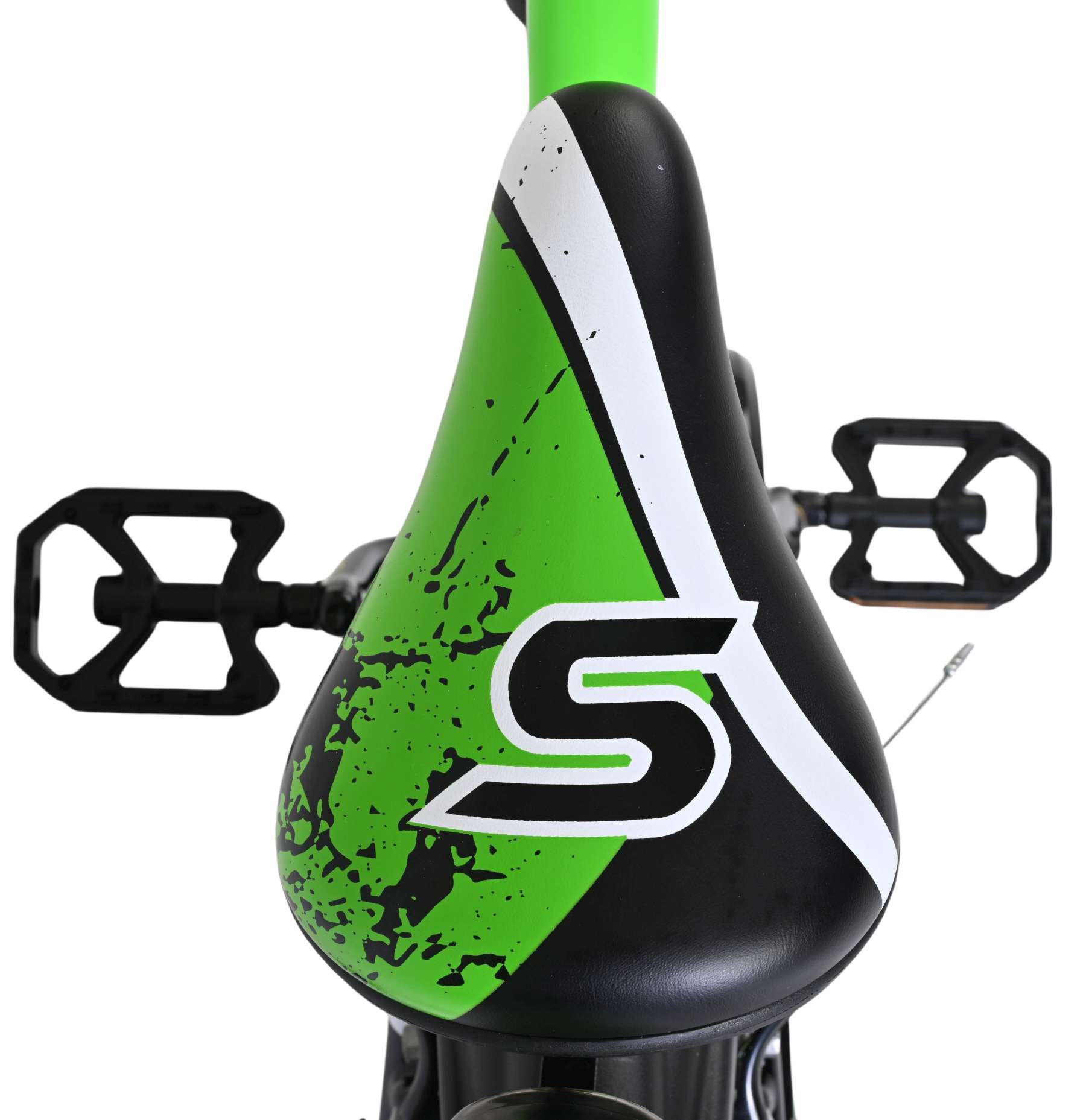 Volare Sportivo Kinderfiets - Jongens - 18 inch - Groen Zwart - Twee Handremmen 4 Volare Sportivo Kinderfiets - Jongens - 18 inch - Groen Zwart - Twee Handremmen - Afbeelding 4