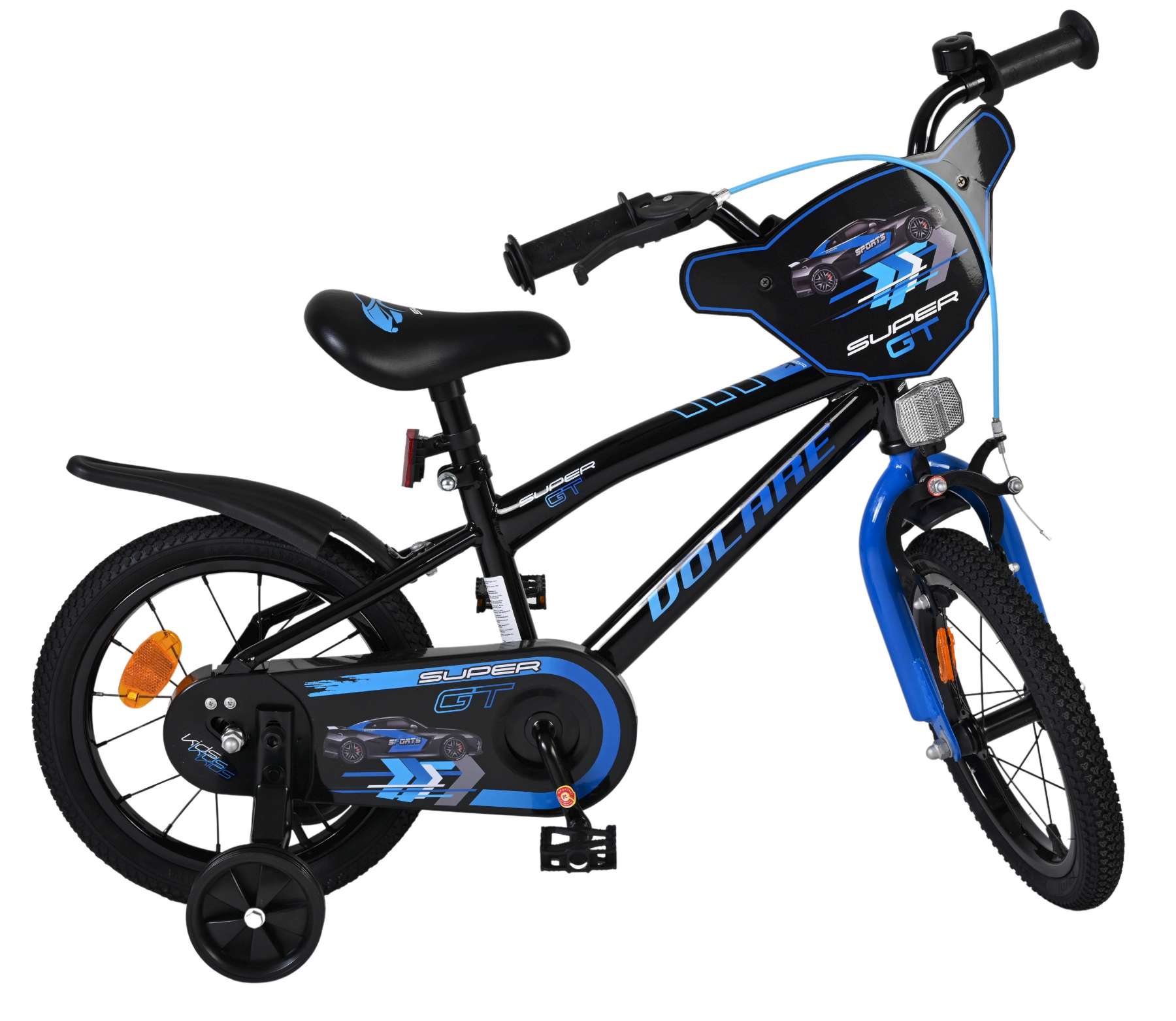 Volare Super GT Kinderfiets - Jongens - 14 inch - Blauw 10 Volare Super GT Kinderfiets - Jongens - 14 inch - Blauw - Afbeelding 10