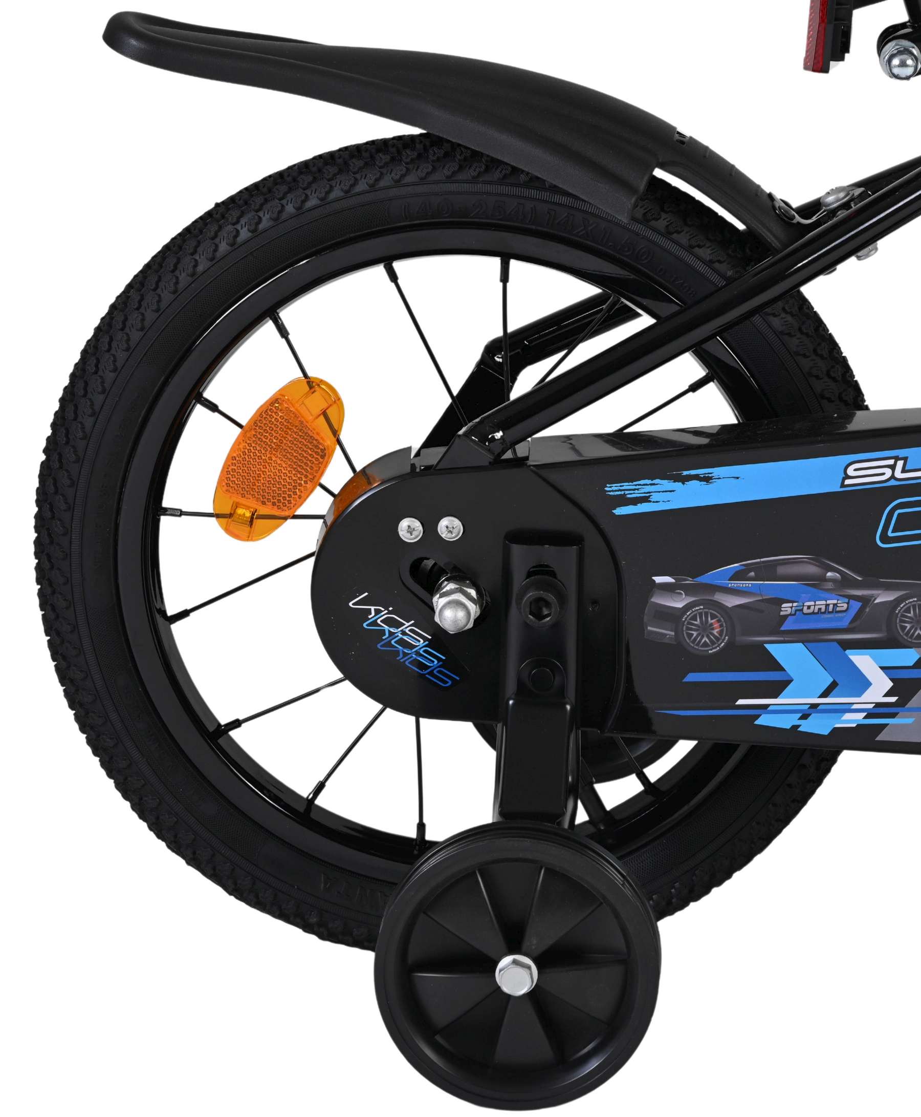 Volare Super GT Kinderfiets - Jongens - 14 inch - Blauw 2 Volare Super GT Kinderfiets - Jongens - 14 inch - Blauw - Afbeelding 2
