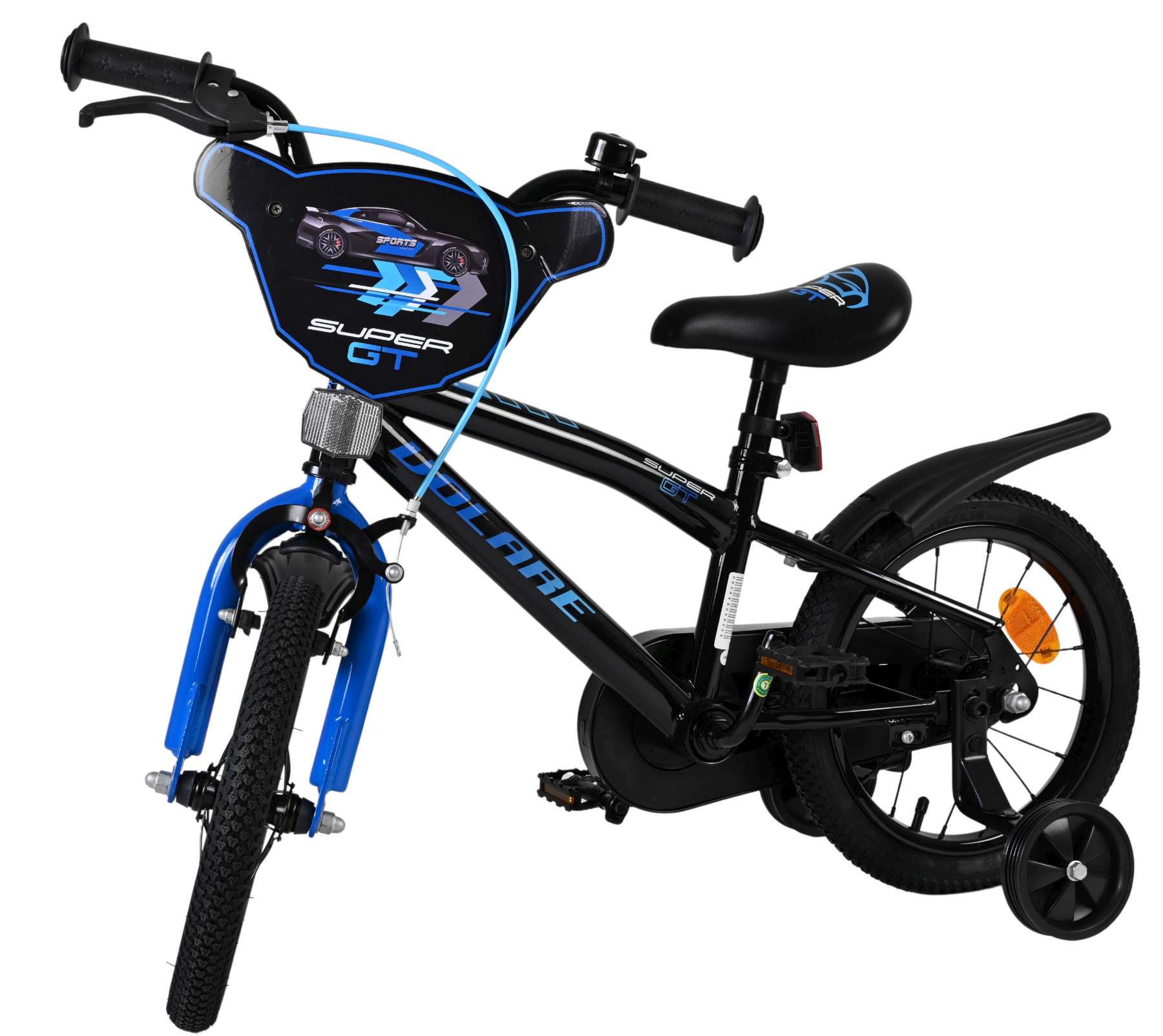 Volare Super GT Kinderfiets - Jongens - 14 inch - Blauw 8 Volare Super GT Kinderfiets - Jongens - 14 inch - Blauw - Afbeelding 8