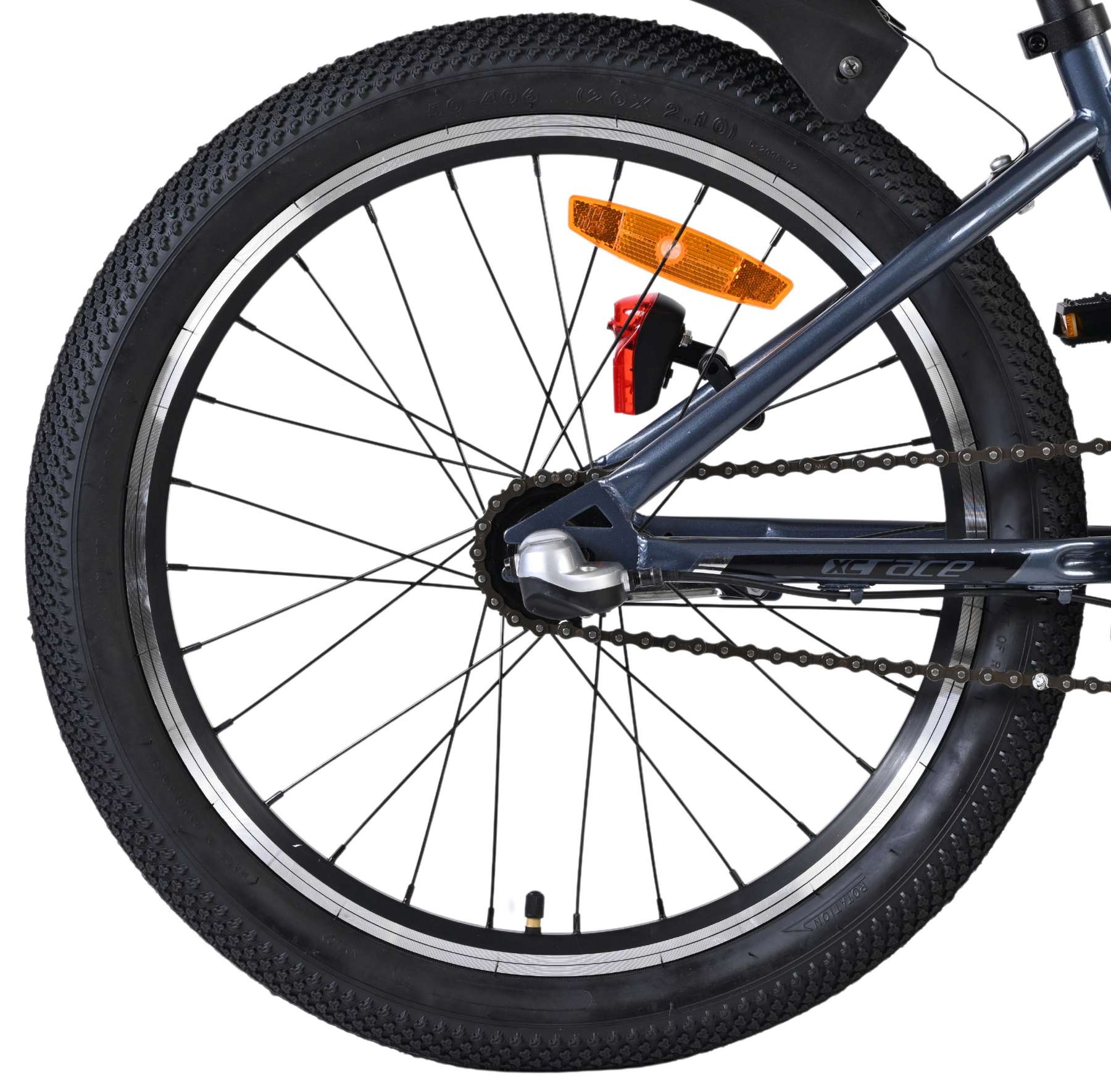 Volare XC Race Kinderfiets - 20 inch - Nexus 3 - Blauw/Grijs 2 Volare XC Race Kinderfiets - 20 inch - Nexus 3 - Blauw/Grijs - Afbeelding 2