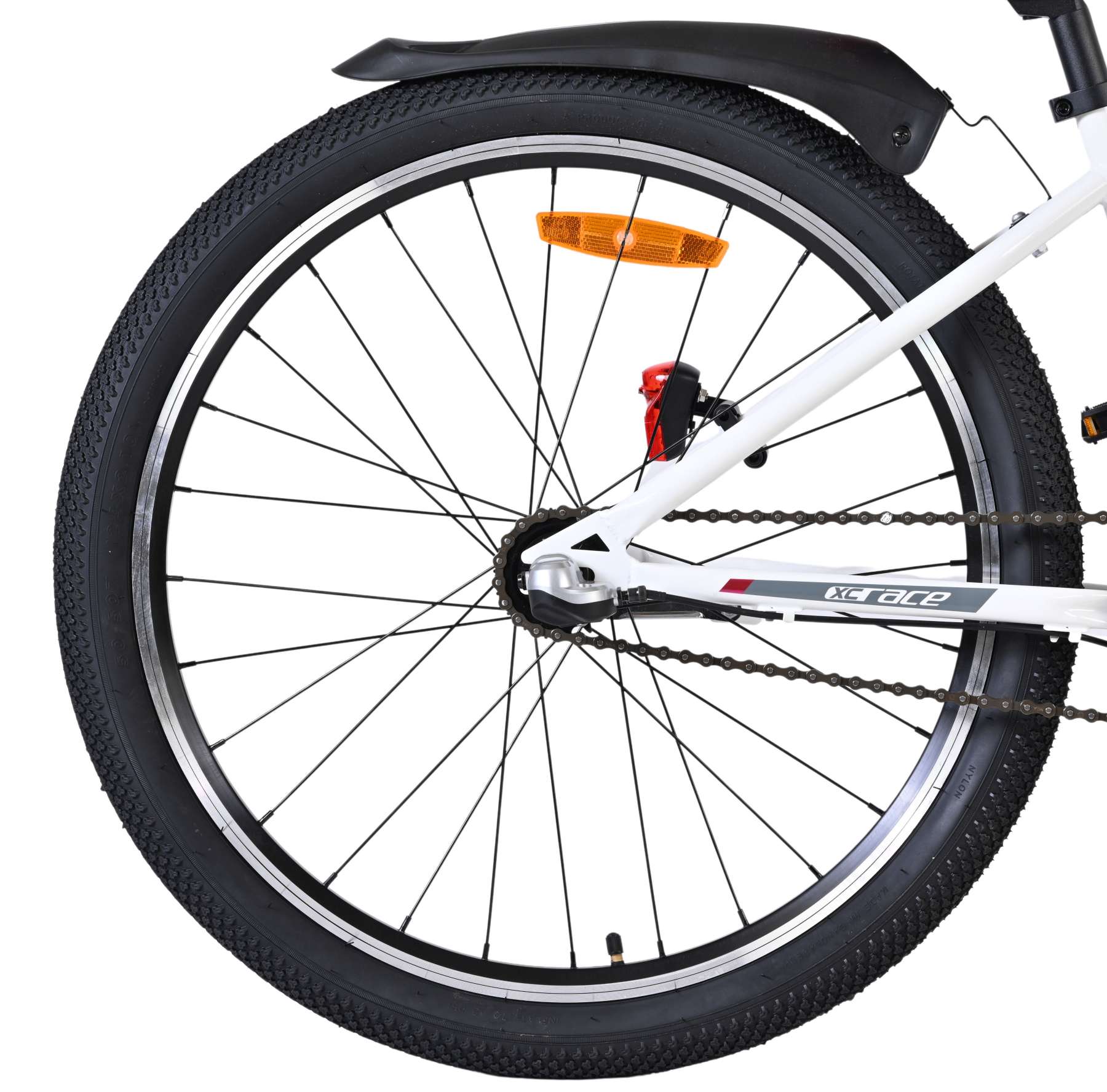 Volare XC Race Kinderfiets - 24 inch - Nexus 3 - Wit/Roze 2 Volare XC Race Kinderfiets - 24 inch - Nexus 3 - Wit/Roze - Afbeelding 2