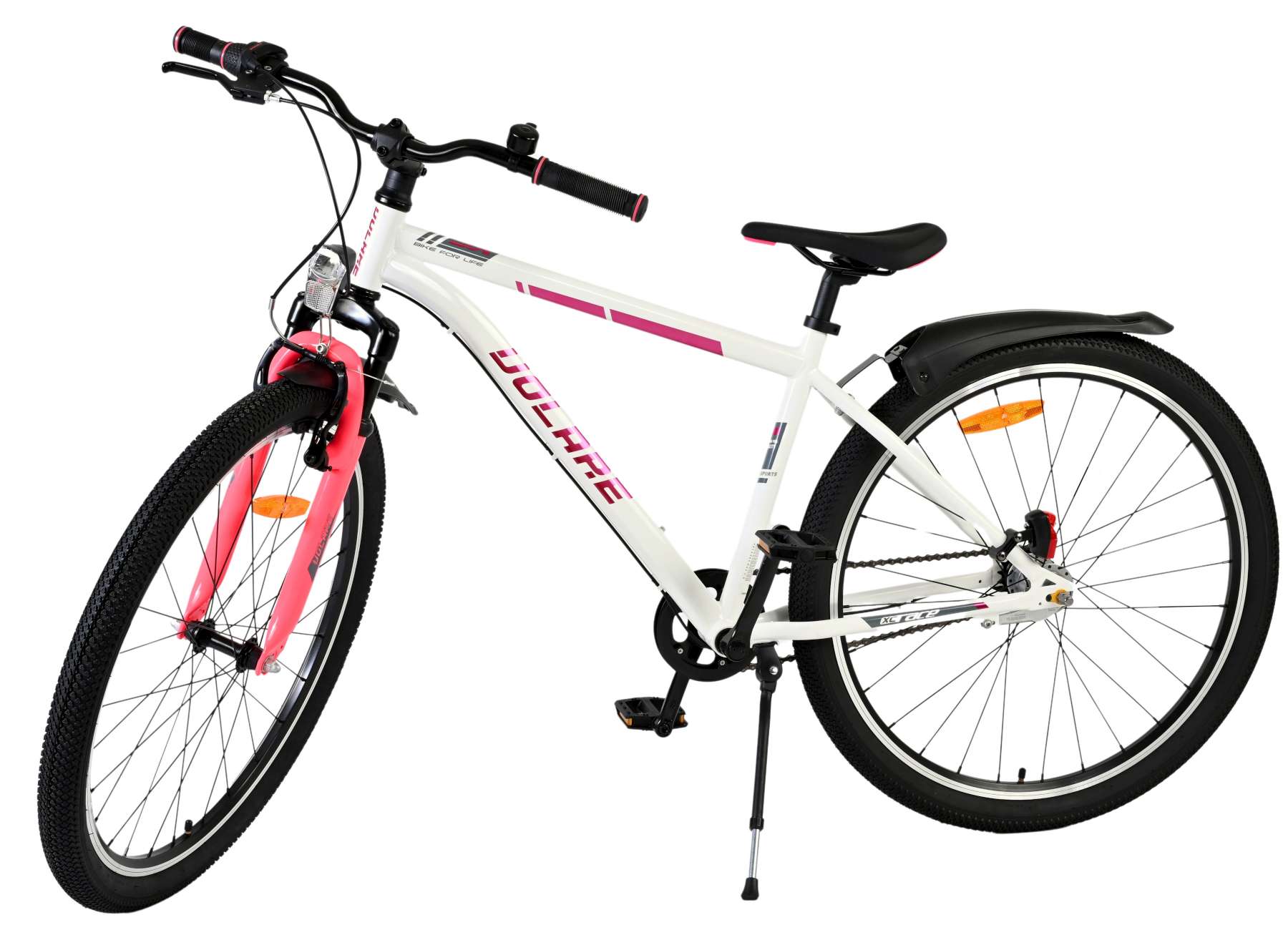 Volare XC Race Kinderfiets - 26 inch - Nexus 3 - Wit/Roze 9 Volare XC Race Kinderfiets - 26 inch - Nexus 3 - Wit/Roze - Afbeelding 9